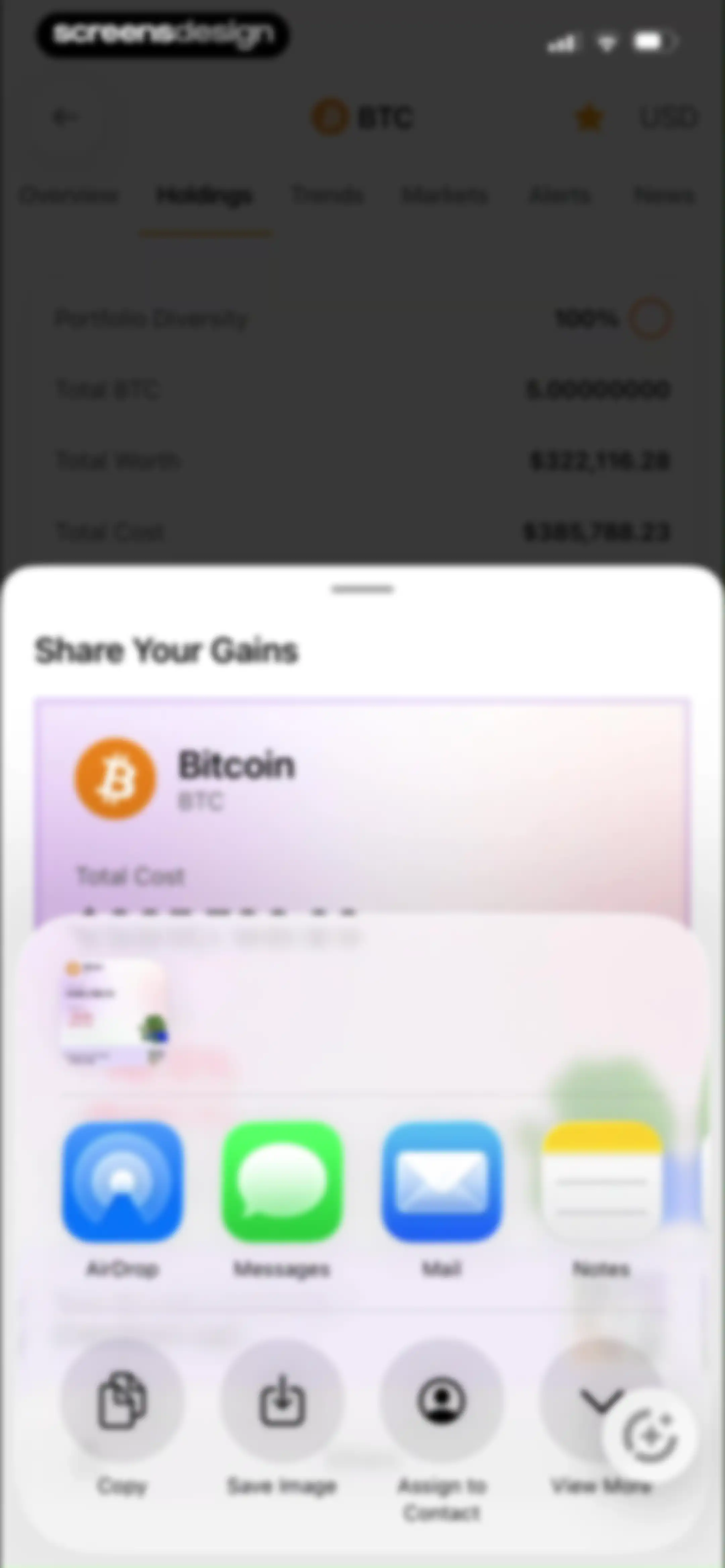CoinStats: Crypto Portfolio screen 46