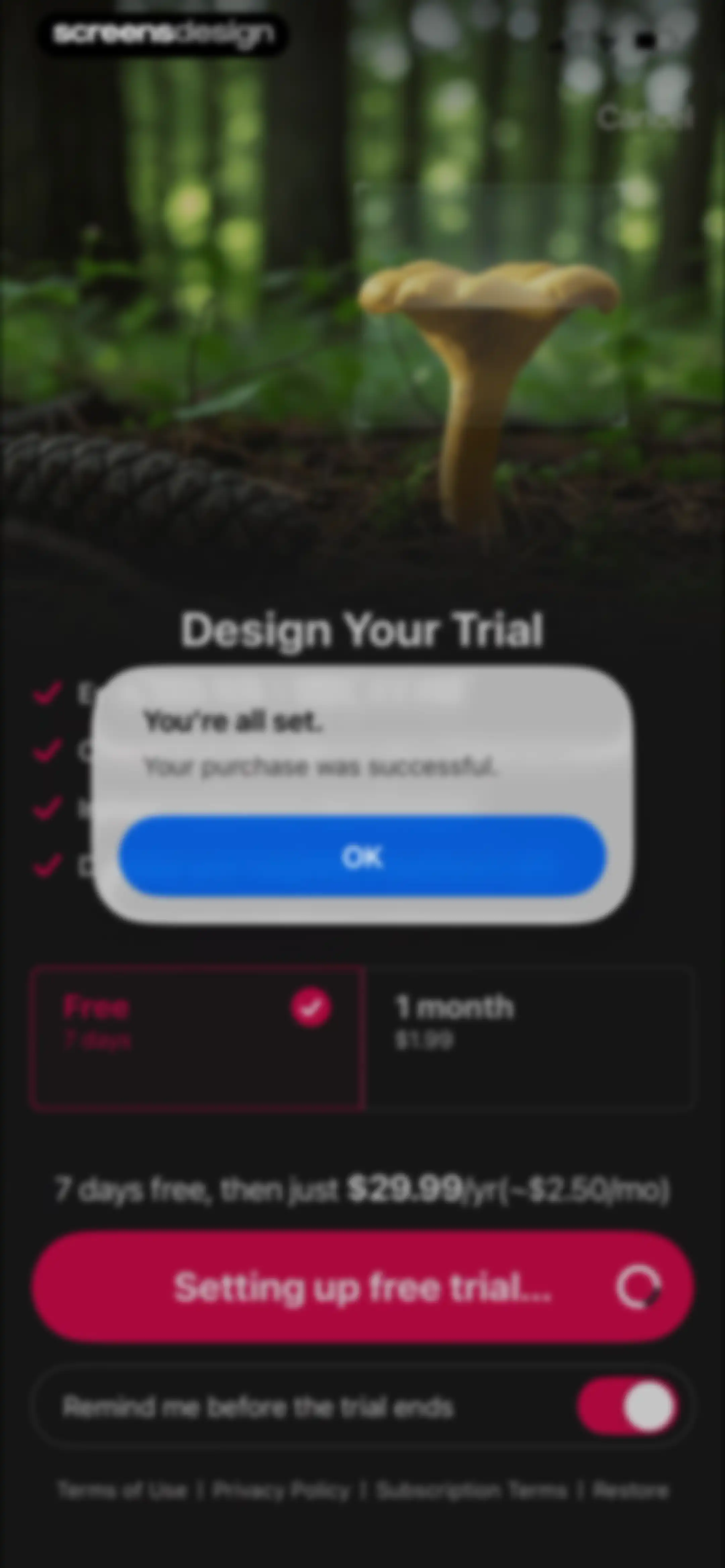 Picture Mushroom: Identifier screen 16