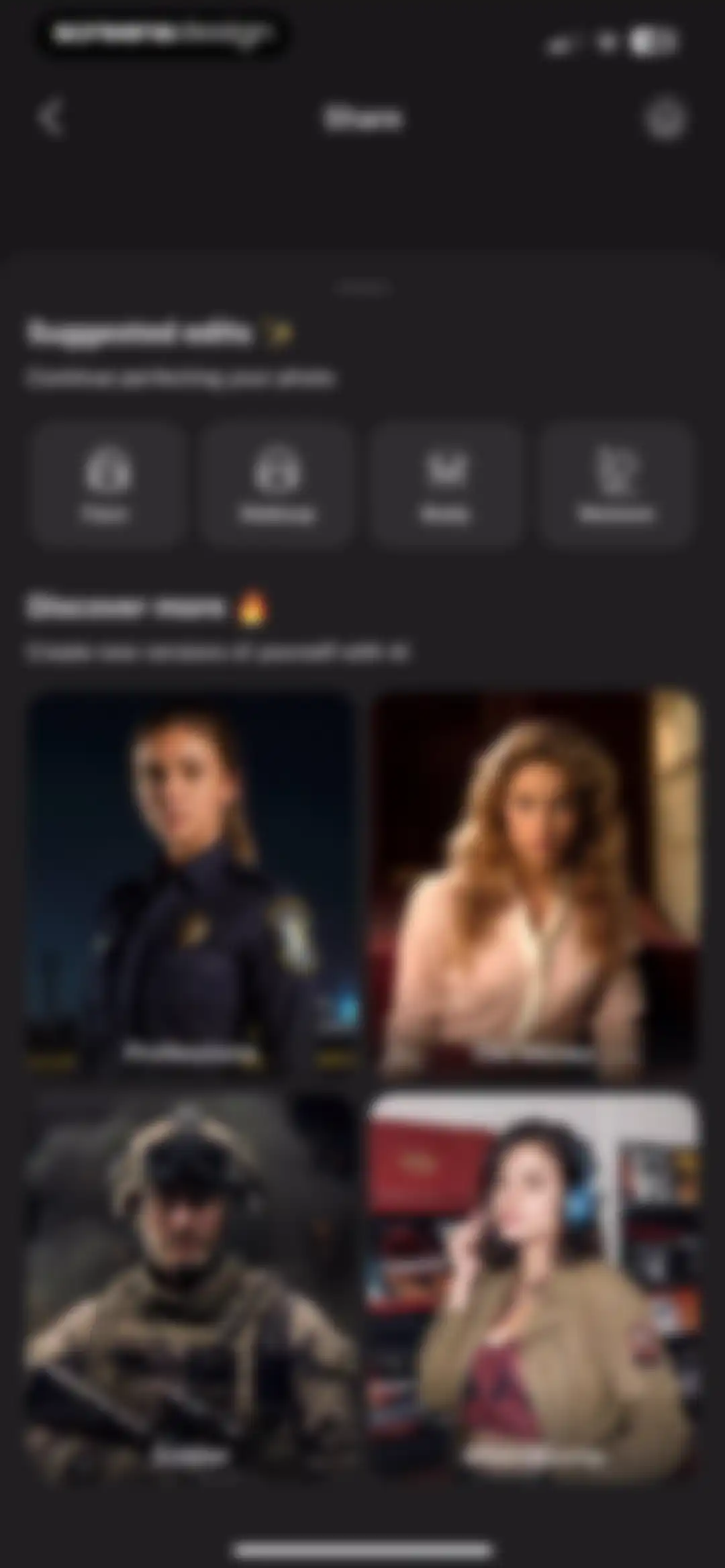 Cosmo: AI Editor, Hair Filters screen 50