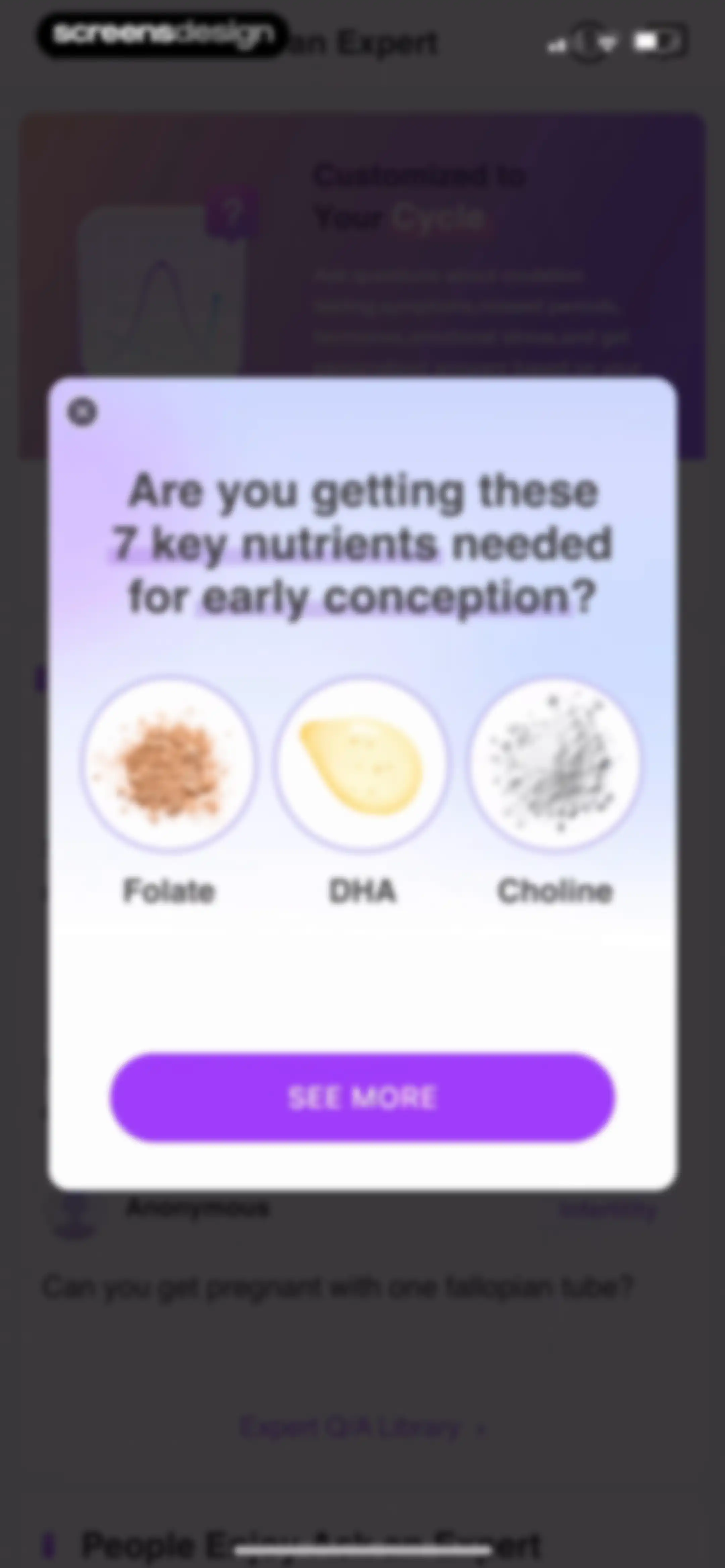 Premom-Ovulation Tracker, PCOS screen 180