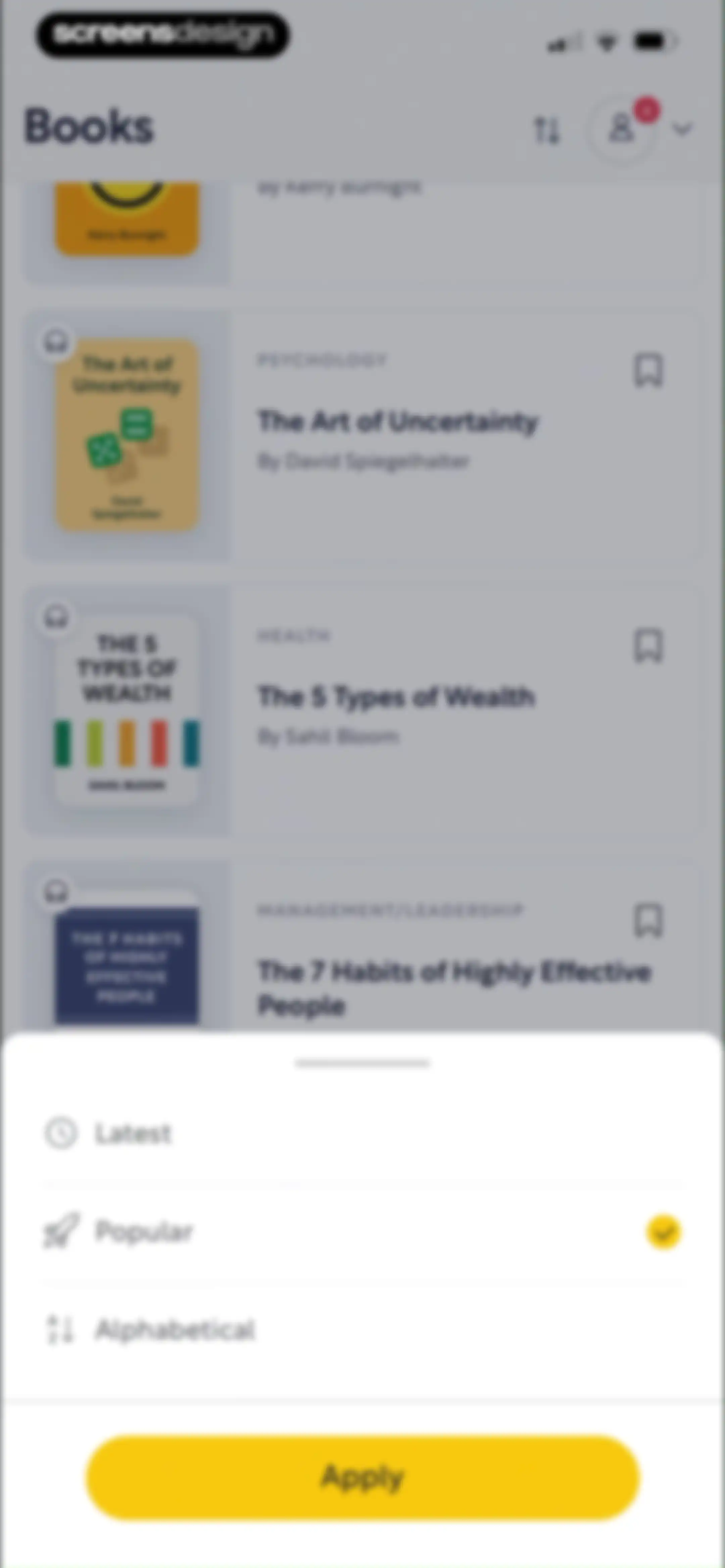 Shortform Daily Book Summaries screen 95