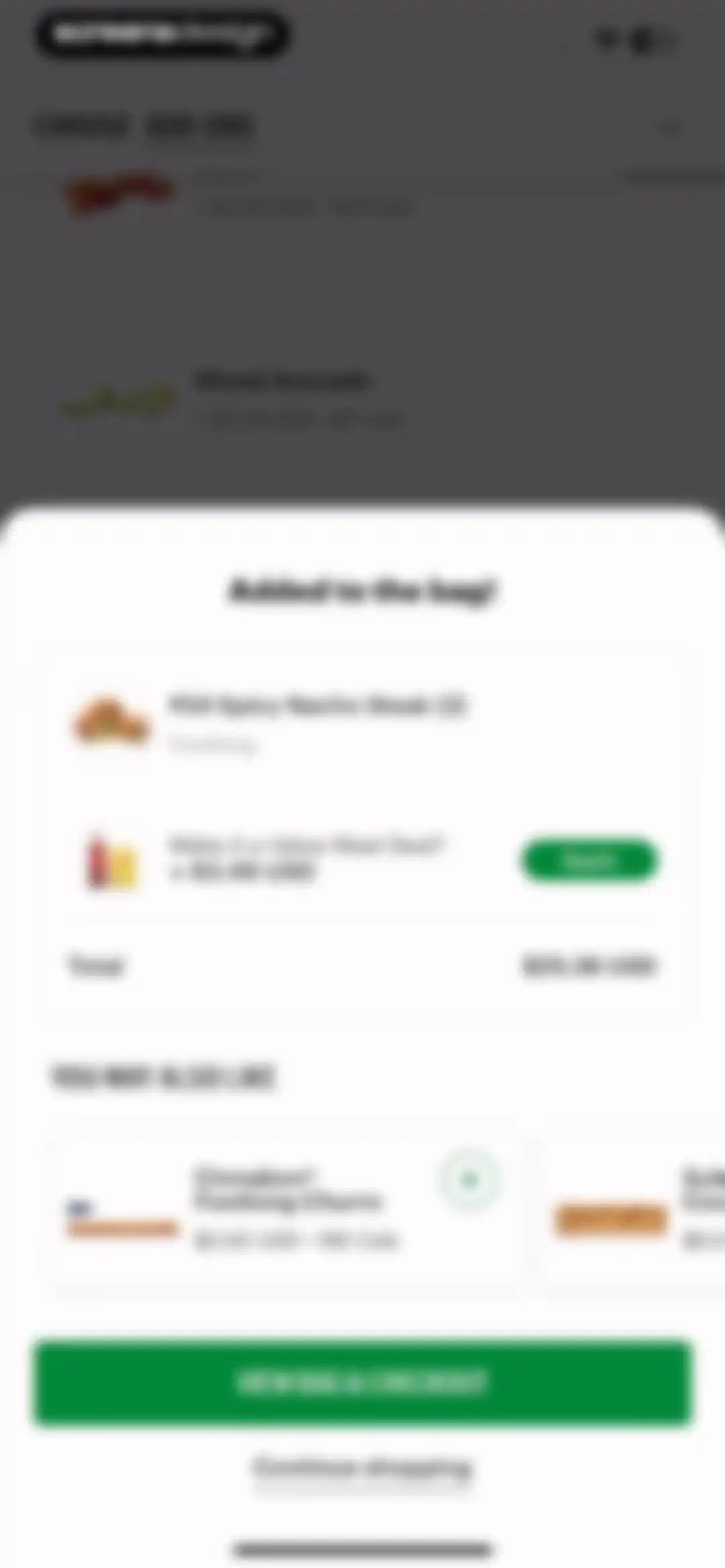 Subway® screen 36