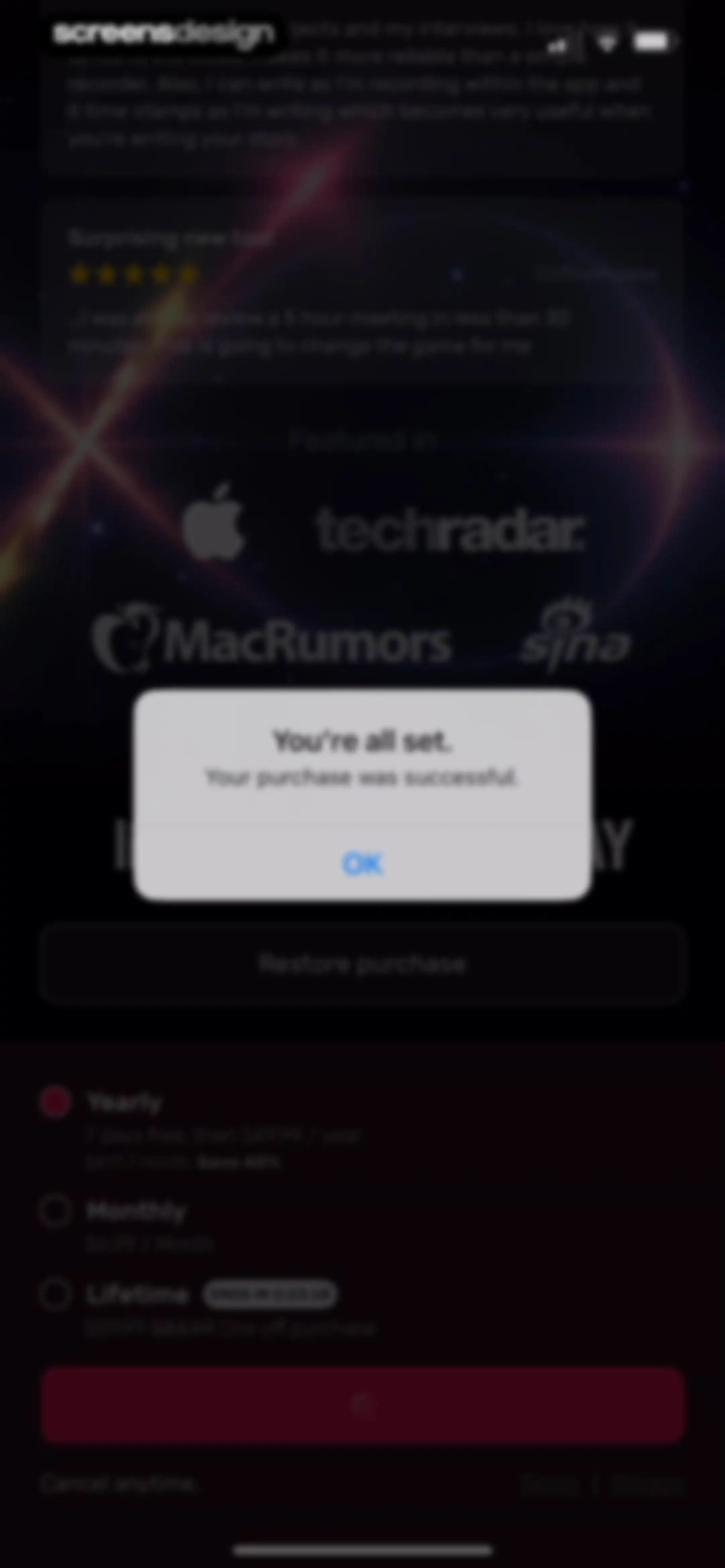 Noted: Record & AI Transcribe screen 11