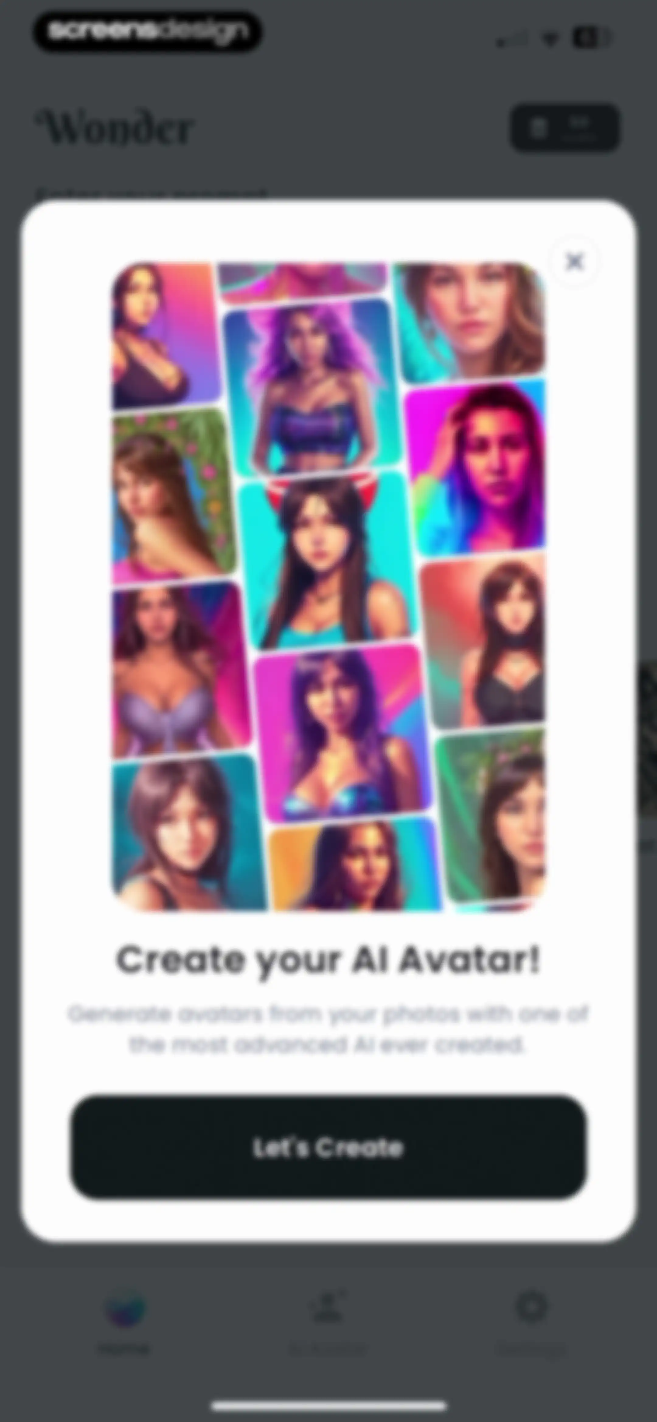 Wonder - AI Art Generator screen 16