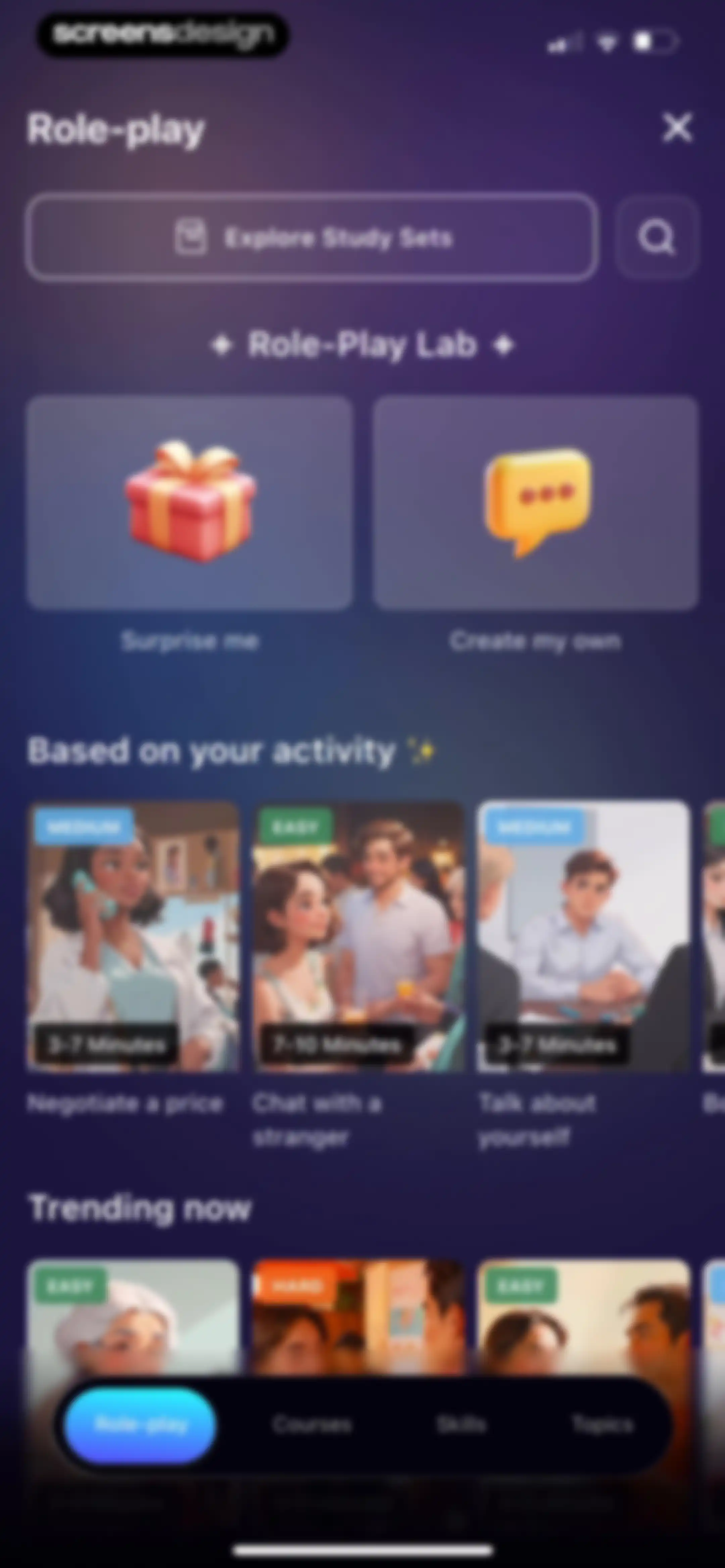 ELSA Speak - English Learning screen 129