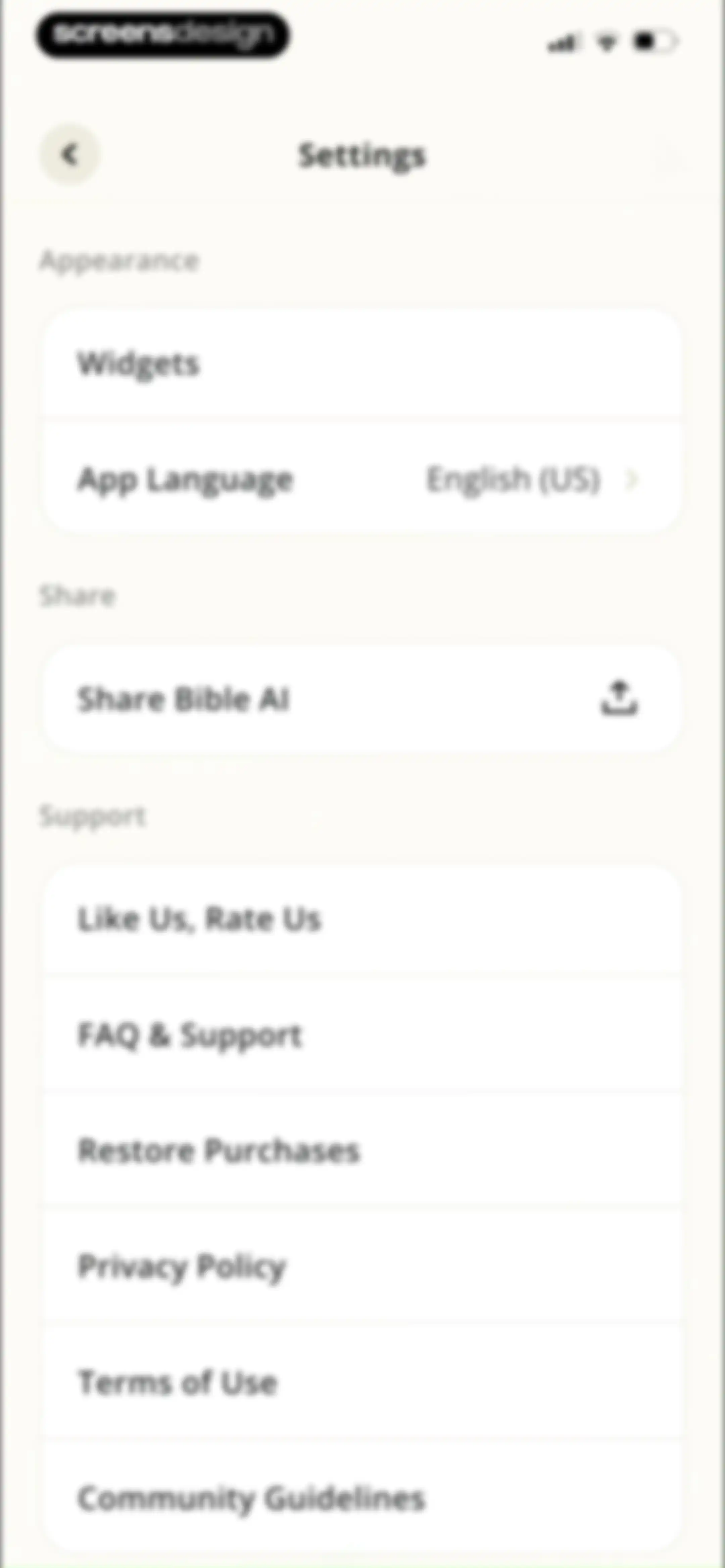 Bible Path: Prayers & Widgets screen 117