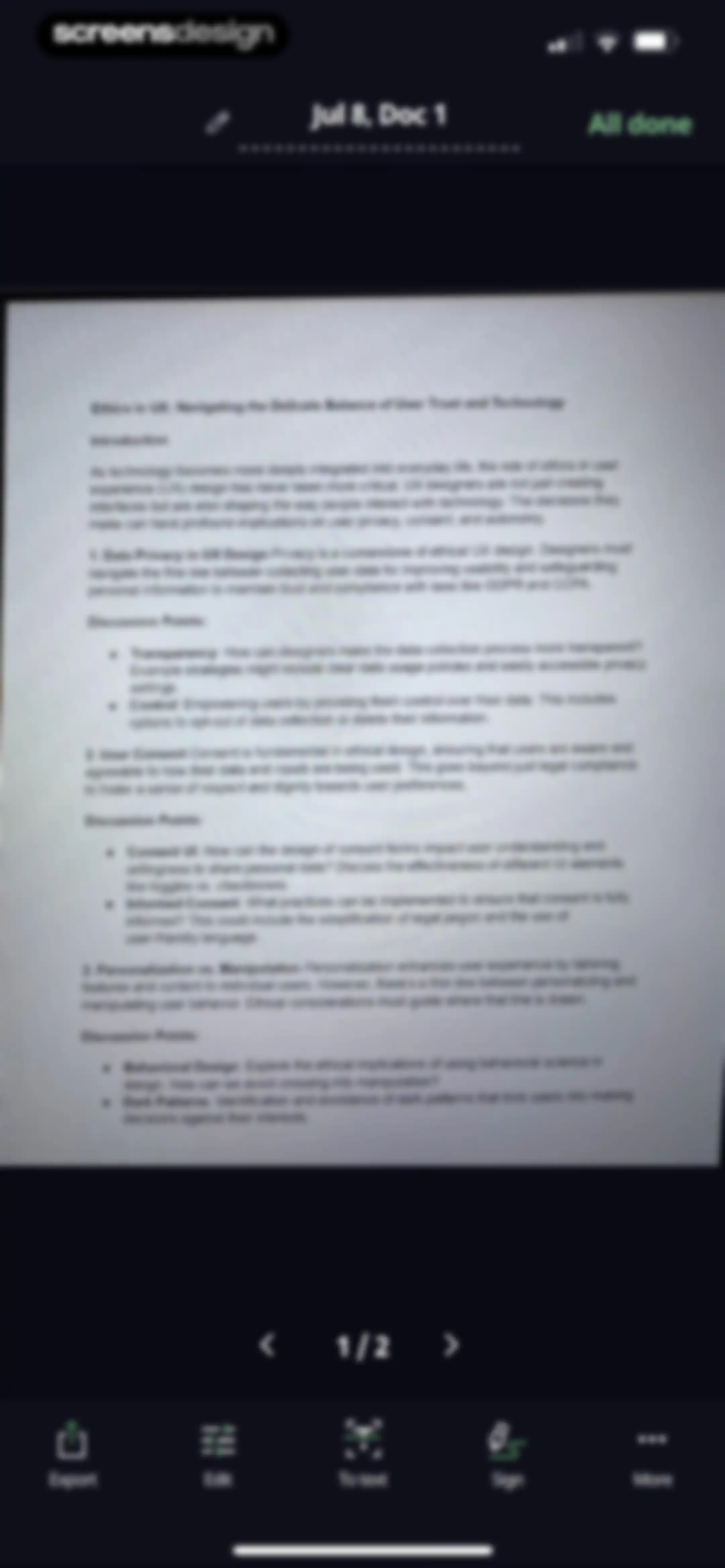 Scan to PDF－Document Scanner screen 19