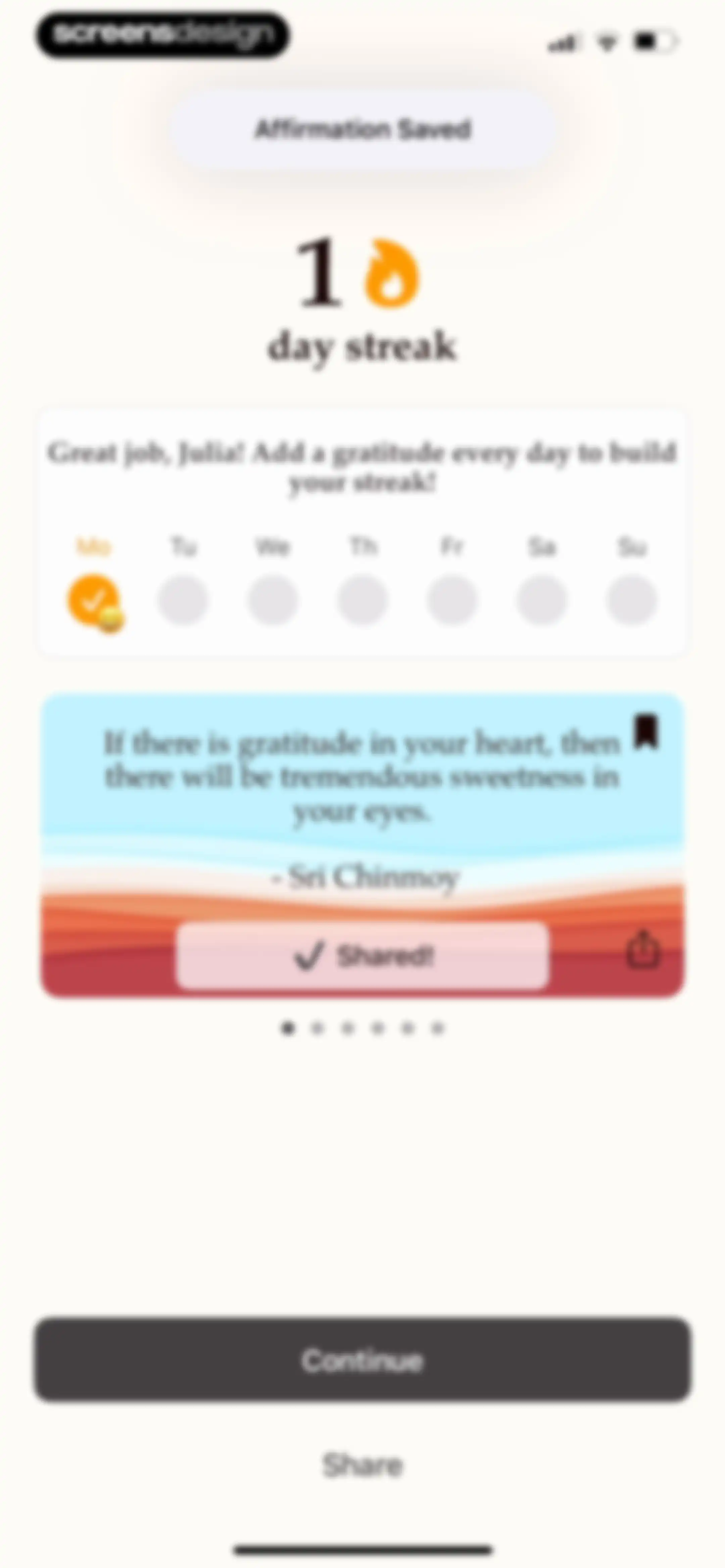 Gratitude Plus – Journal screen 48