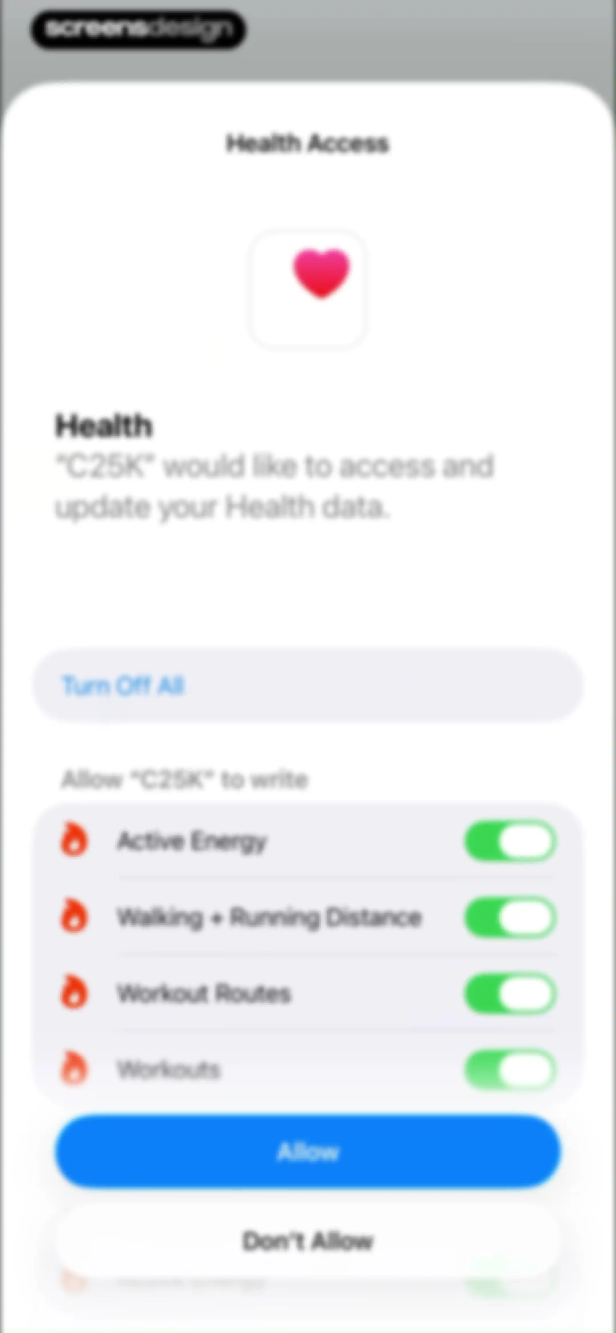 C25K® 5K Running Coach & Map screen 65