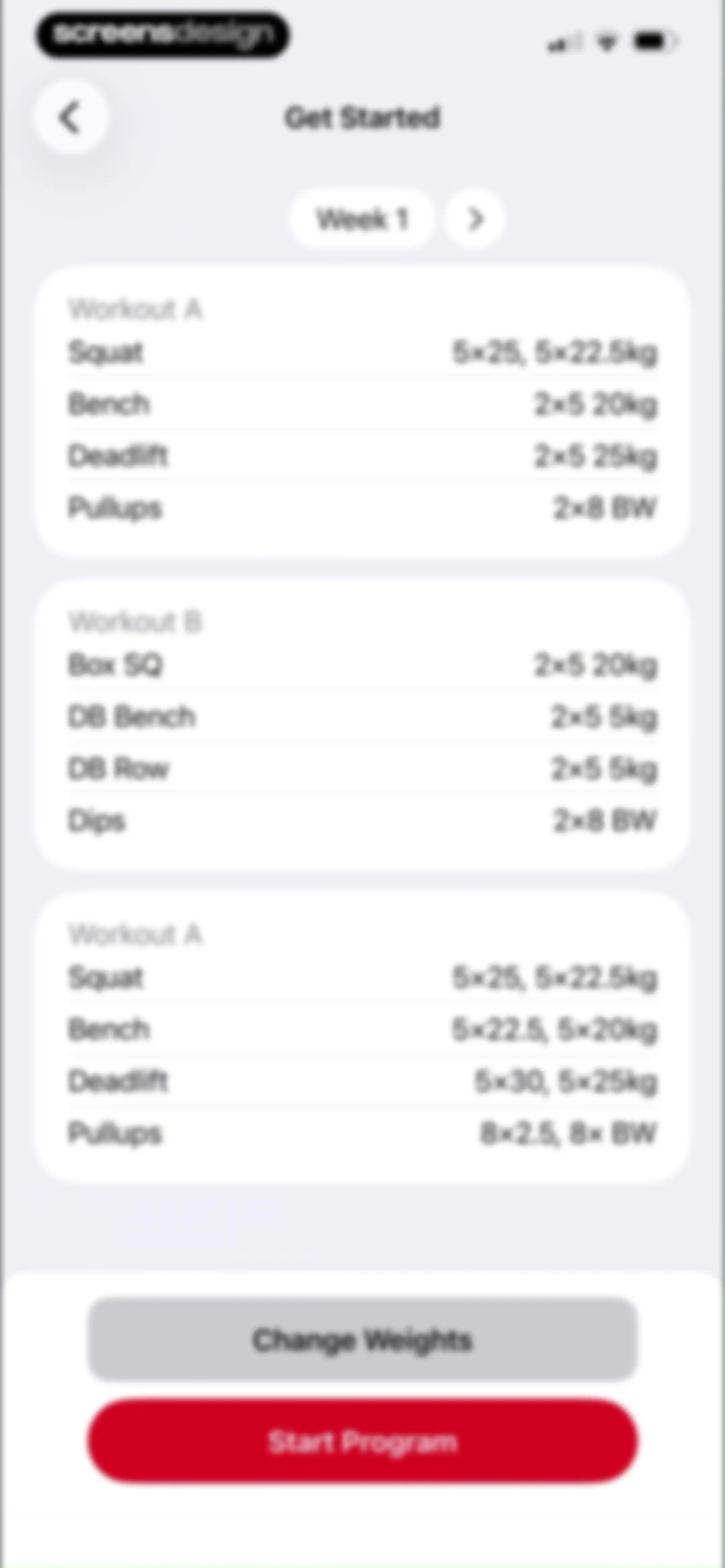Stronglifts 5x5 Workout Plan screen 64