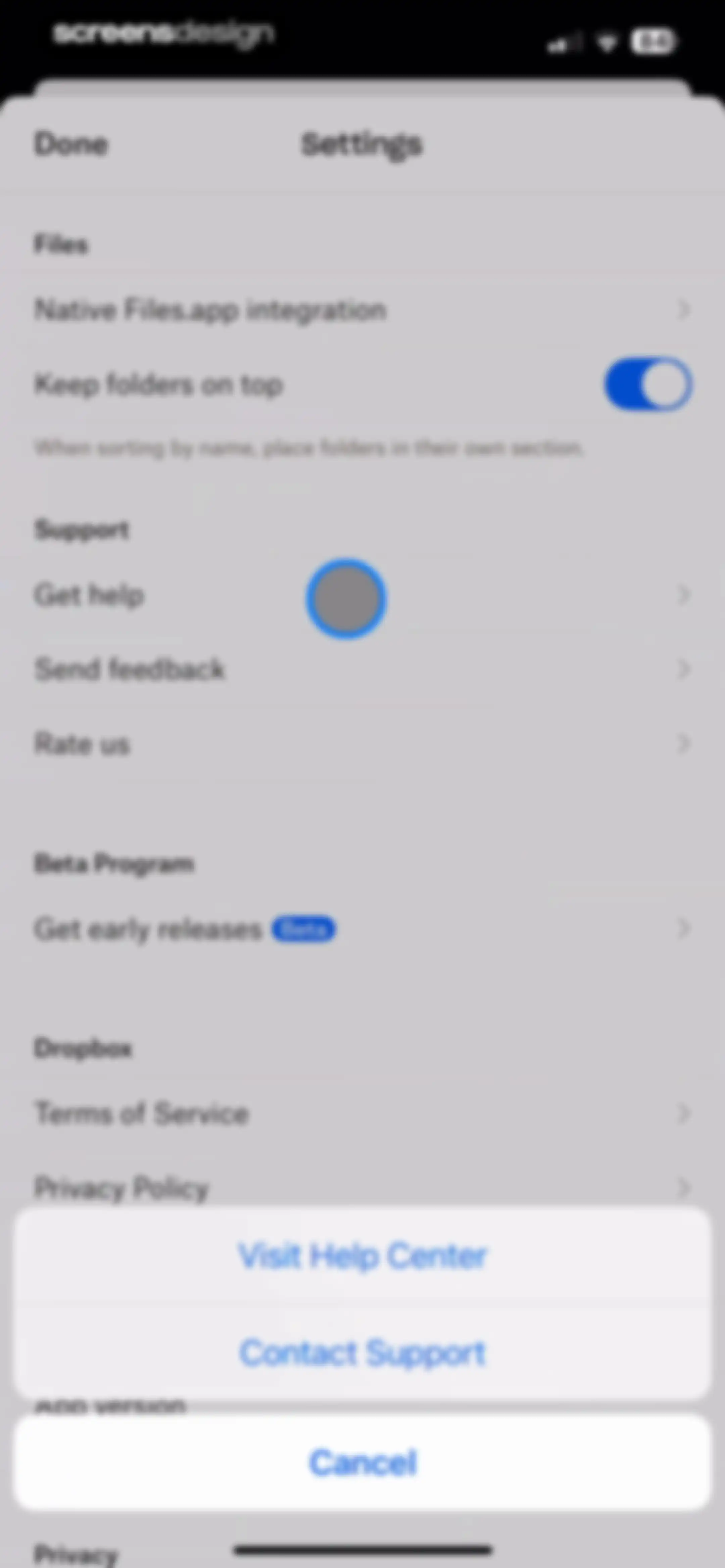 Dropbox: Cloud Storage Backup screen 147