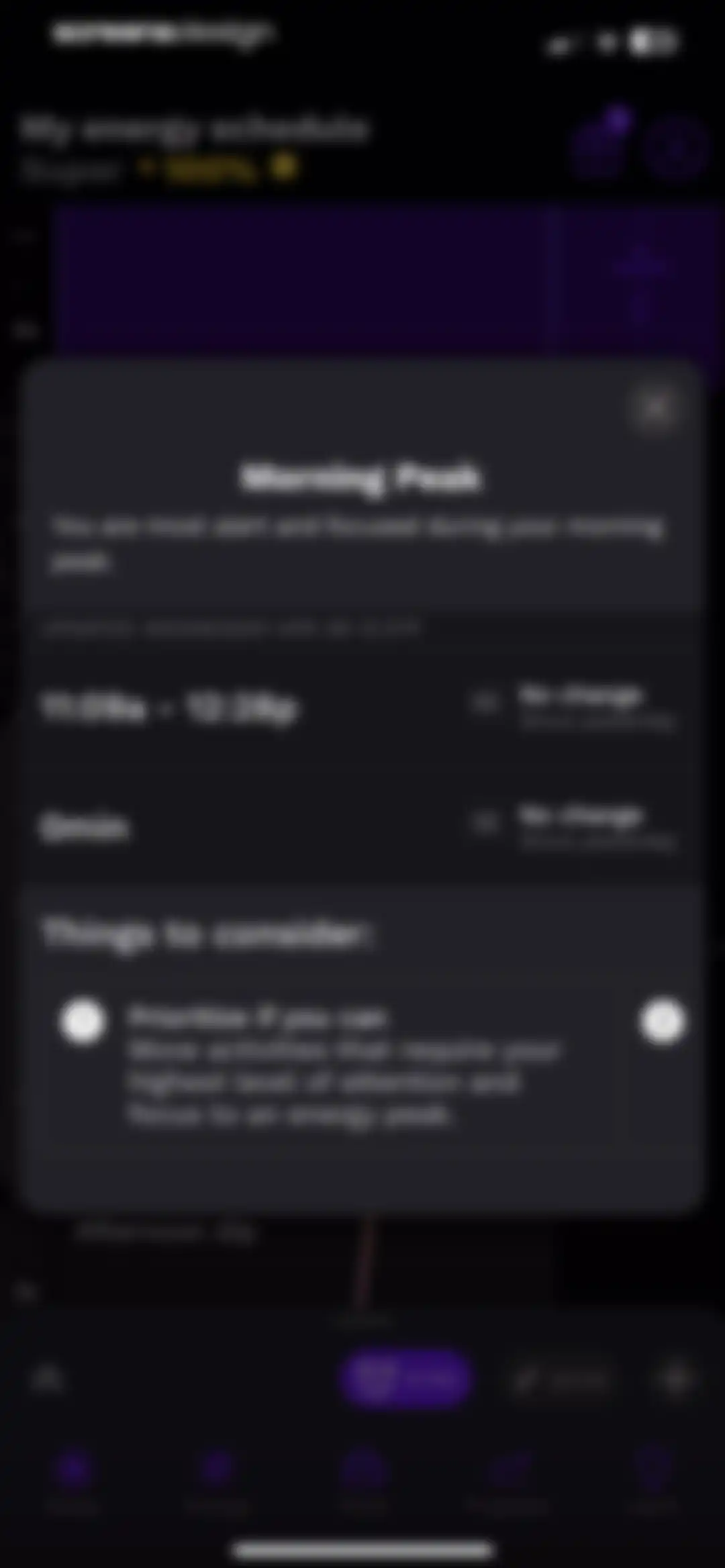 RISE: Sleep Tracker screen 99