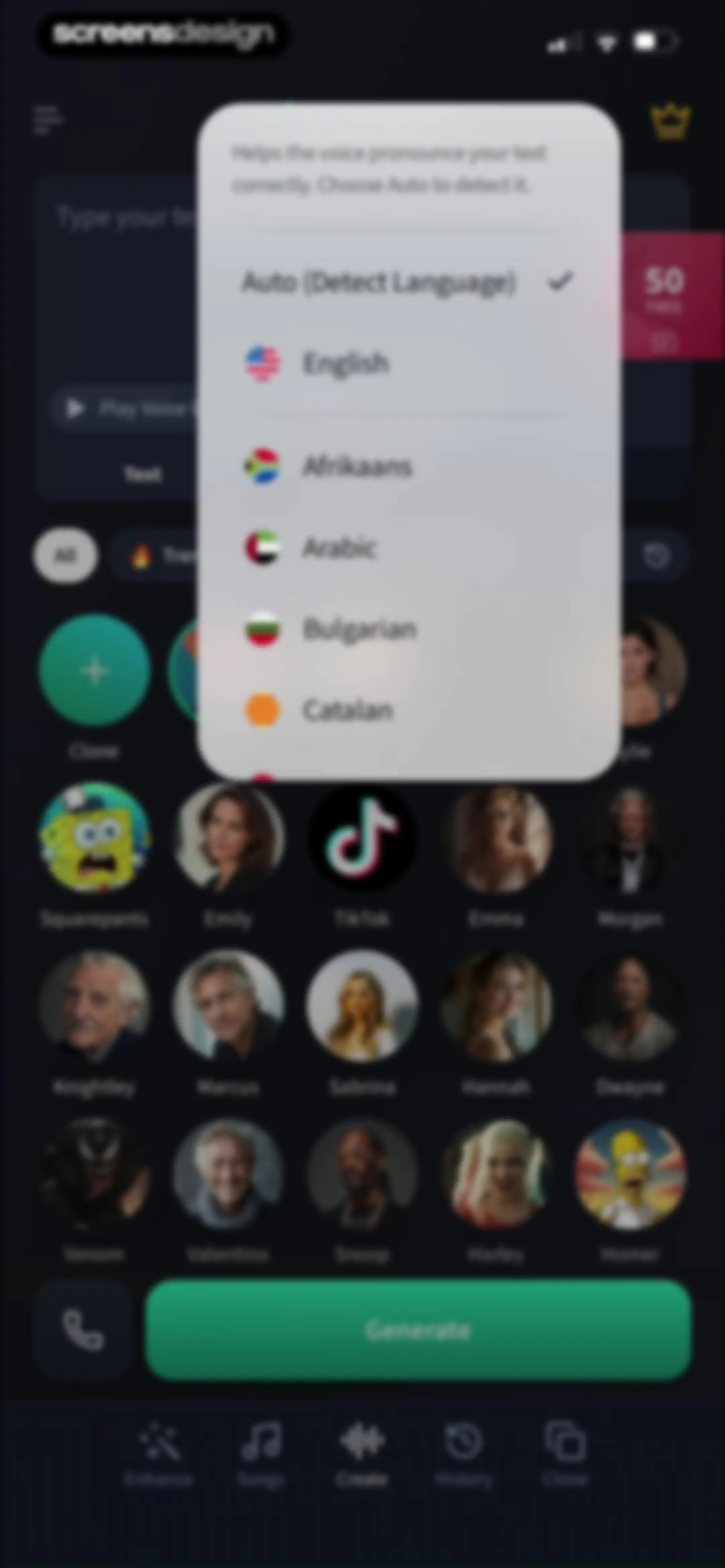 Voices AI: Change Your Voice screen 16