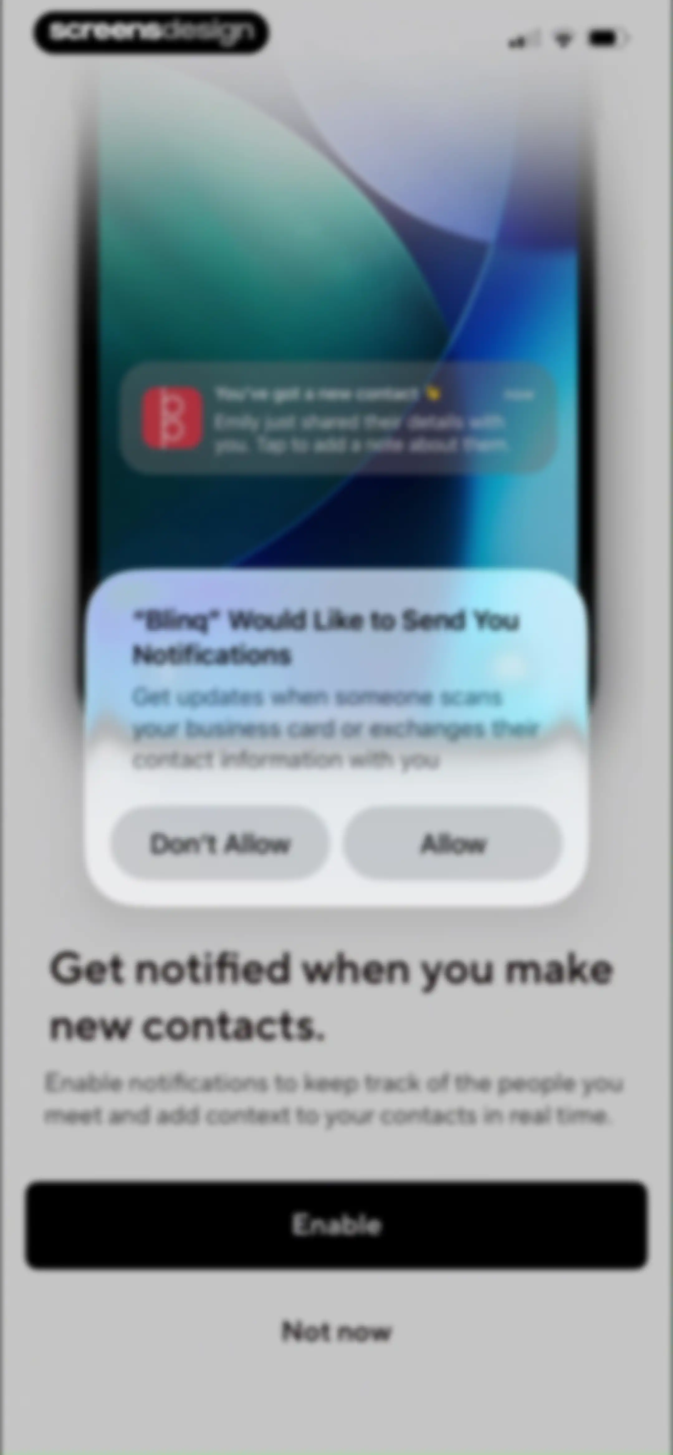Blinq: Digital Business Card screen 25