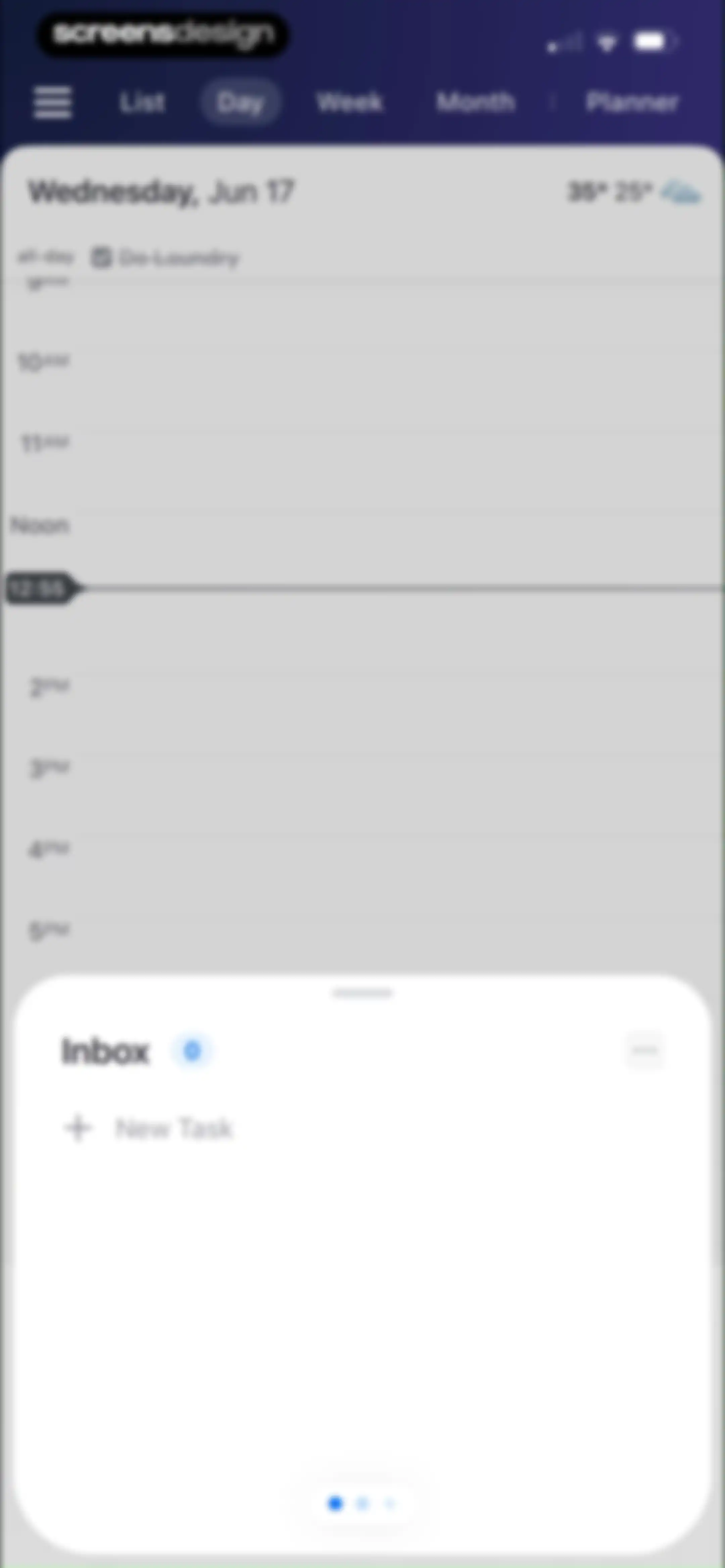 Calendars: Schedule Planner screen 47