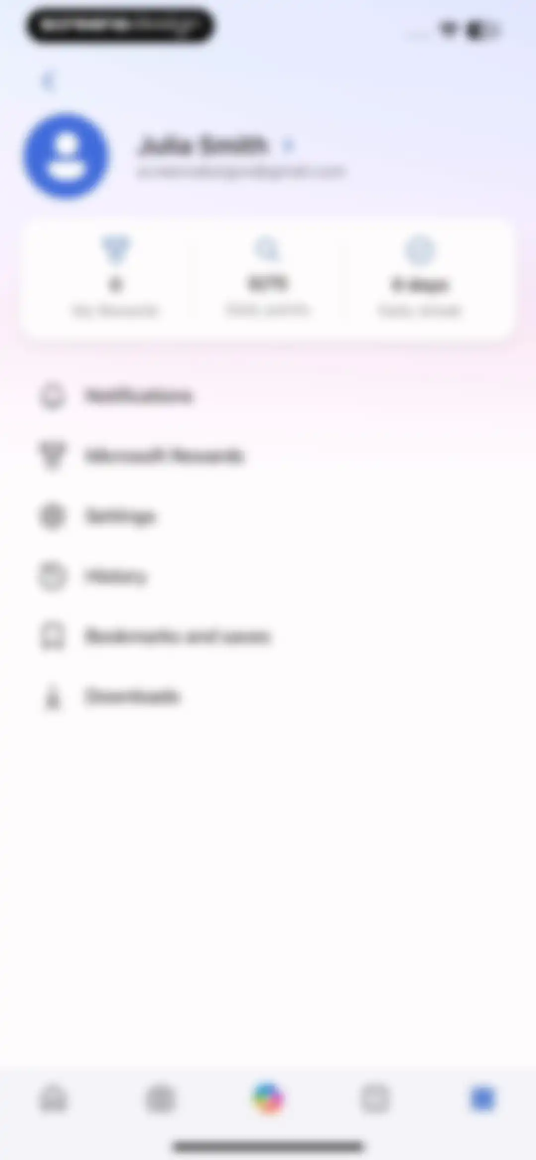 Microsoft Bing Search screen 19