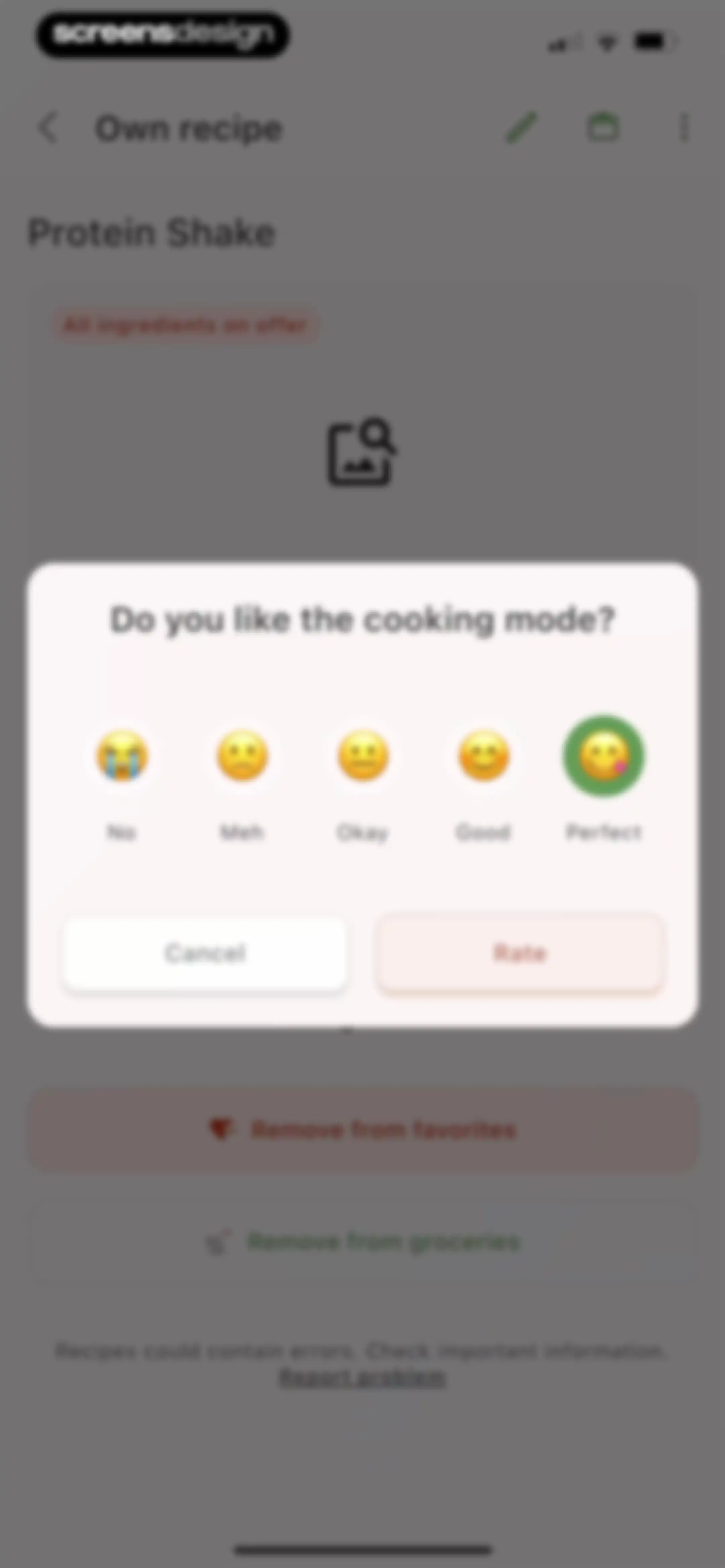 All My Meals - Keep Recipes screen 48