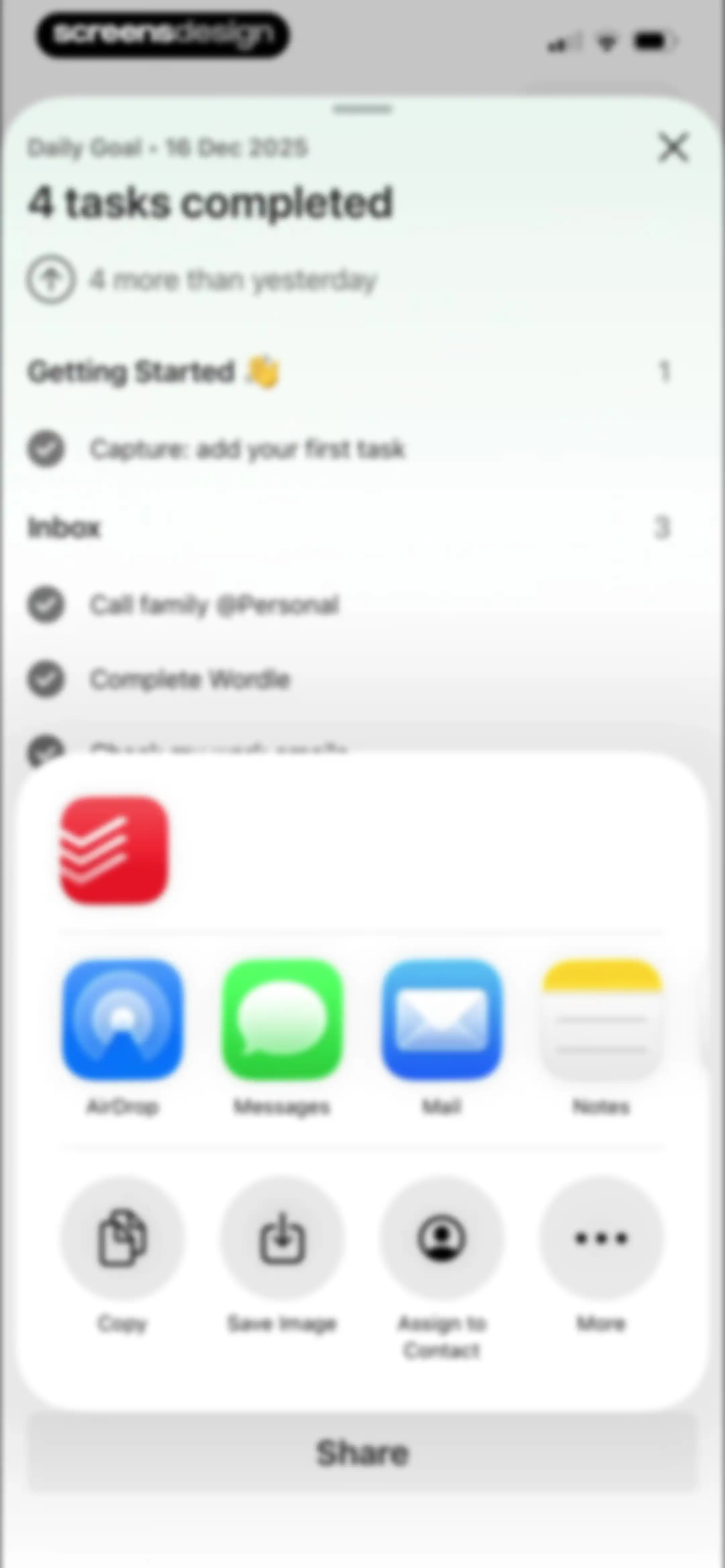 Todoist: To Do List & Calendar screen 104