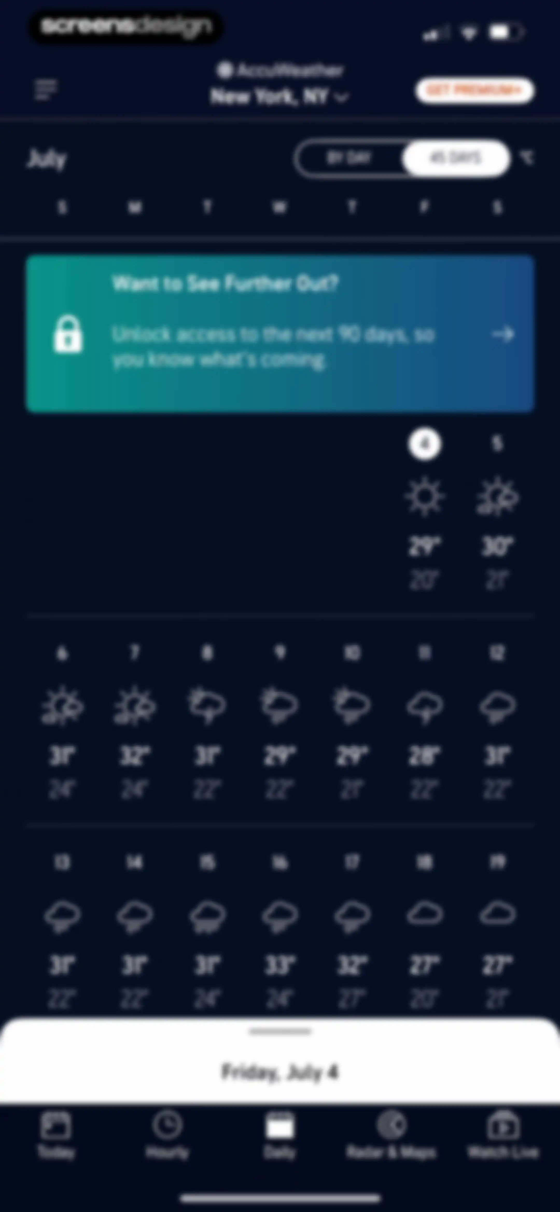 AccuWeather: Weather Forecast screen 20