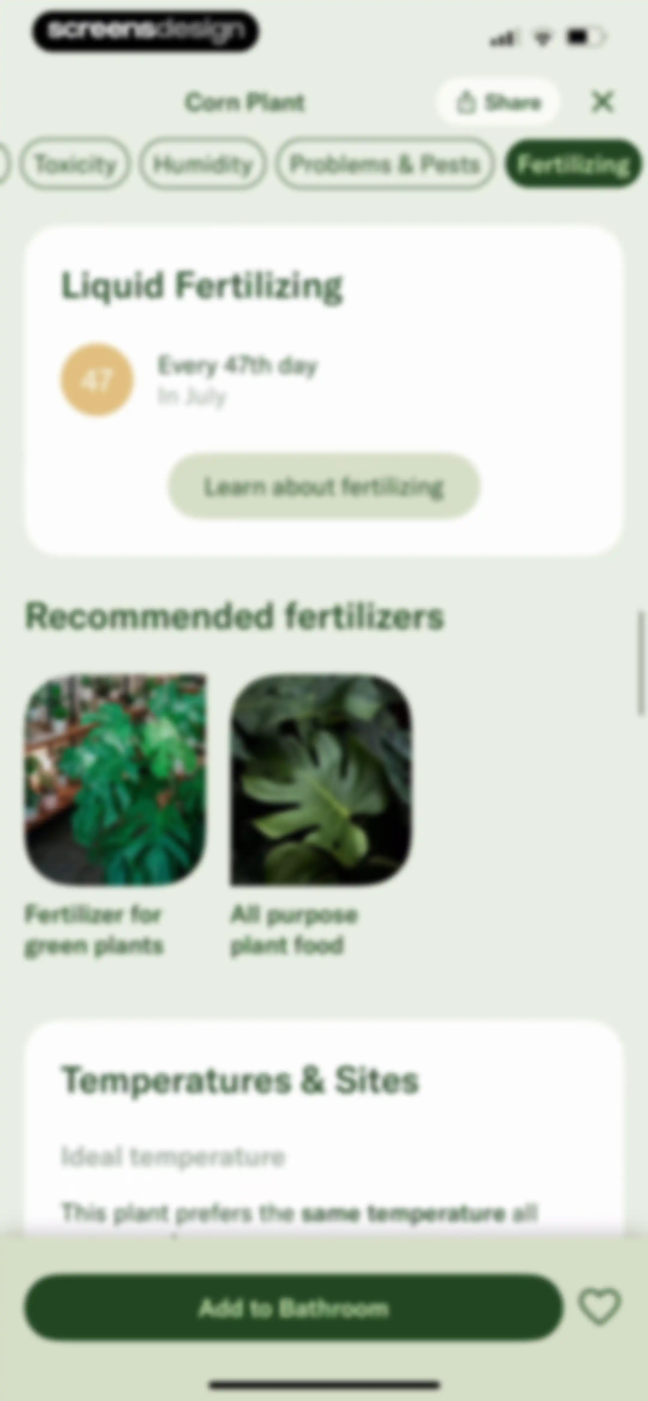 Planta: Plant & Garden Care screen 147
