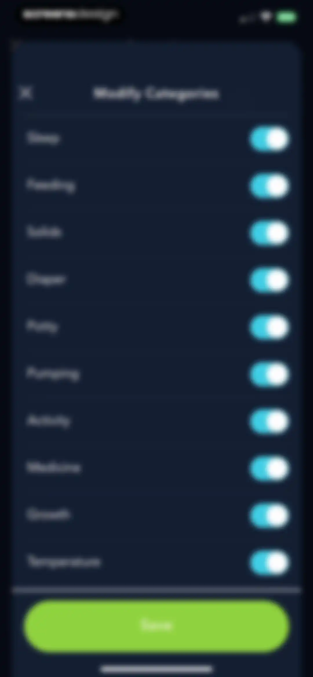 Huckleberry: Baby Tracker screen 55
