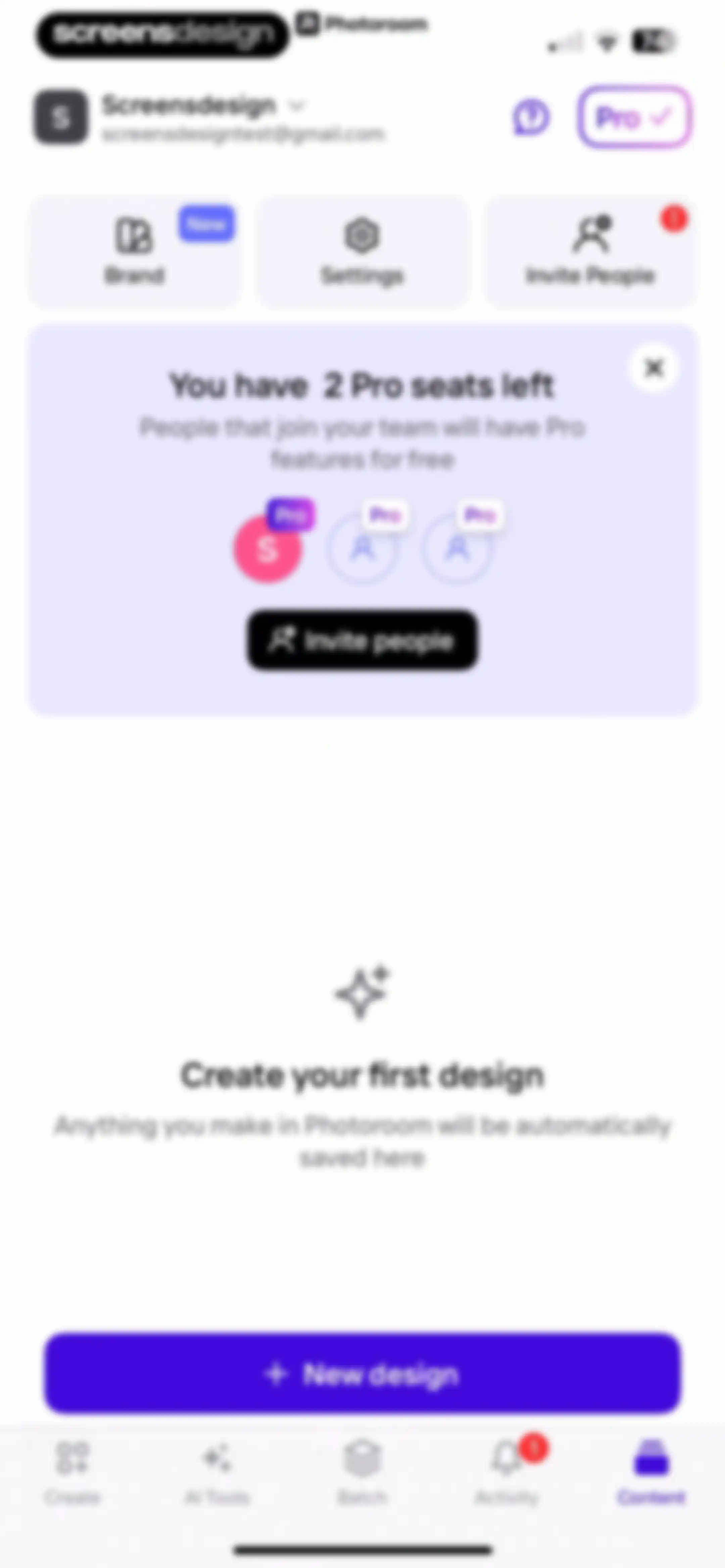 Photoroom: AI Photo Editor screen 108