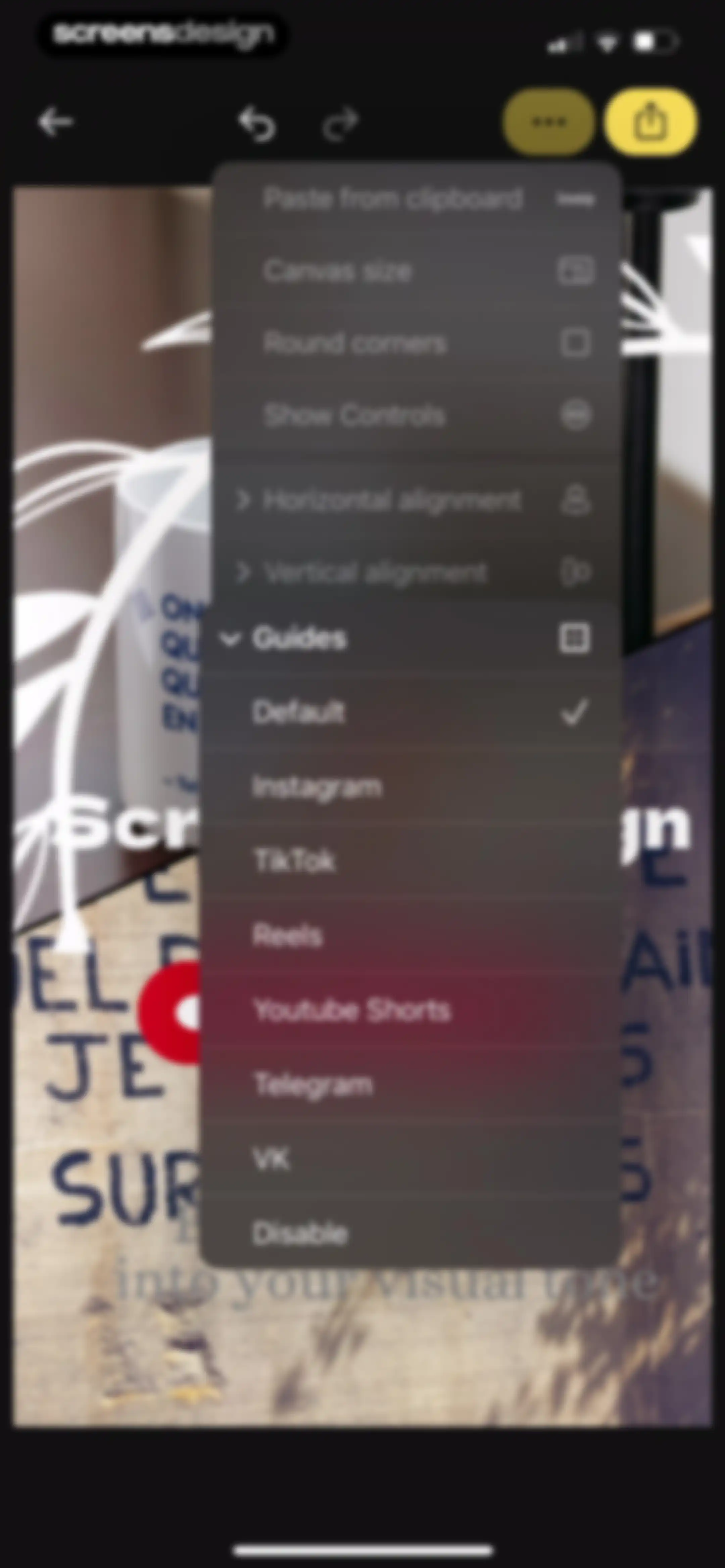 Leto: Font for Instagram Story screen 101