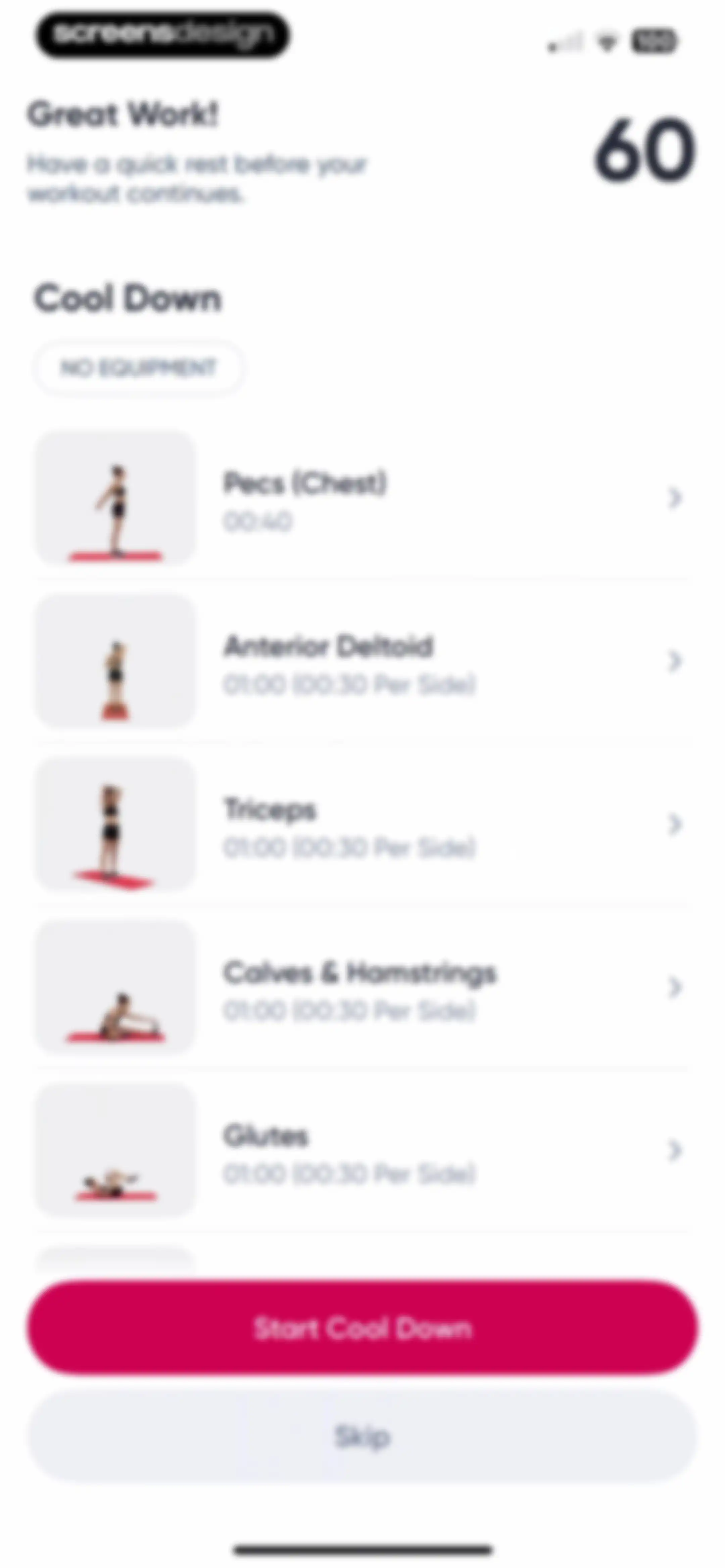 Sweat: Fitness App For Women screen 89