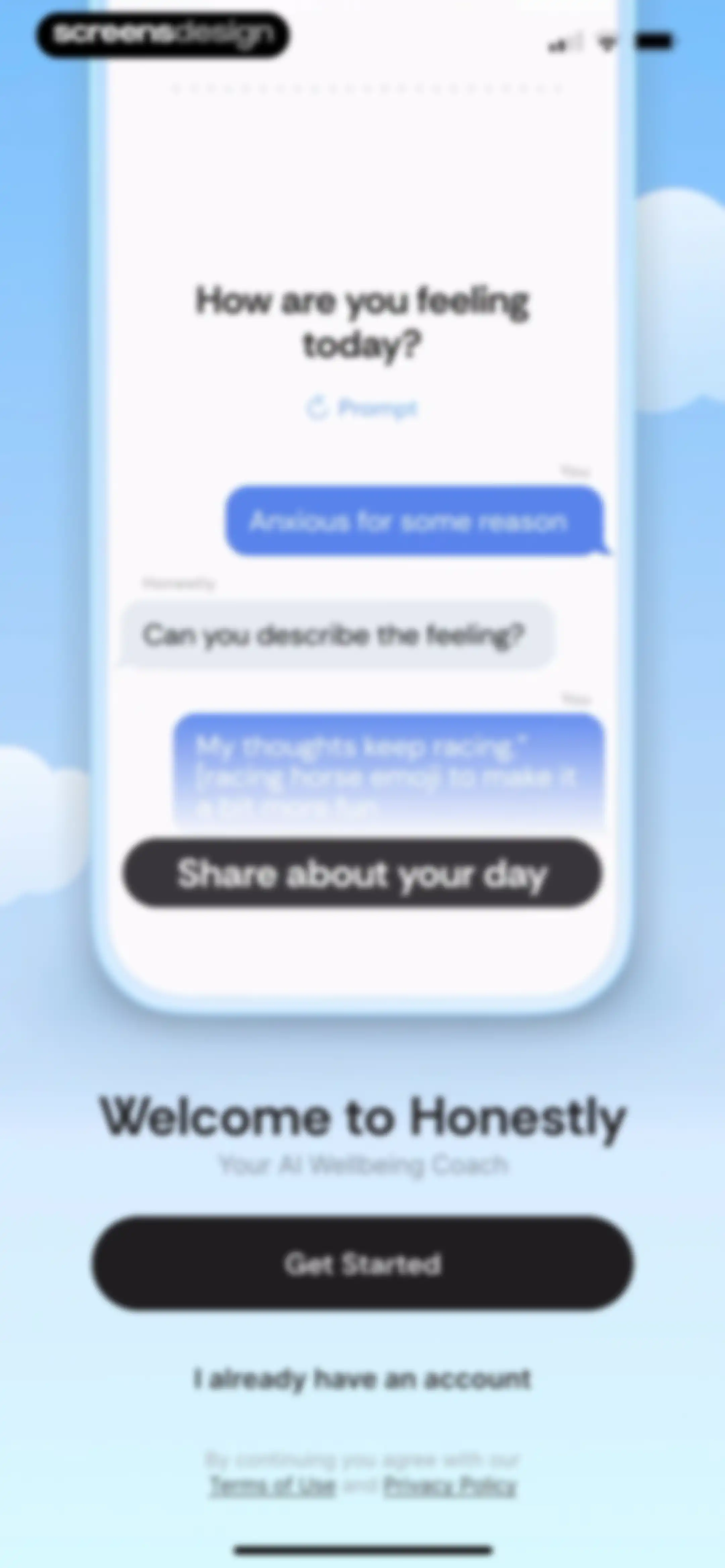 Lightly: Wellbeing Coaching screen 3