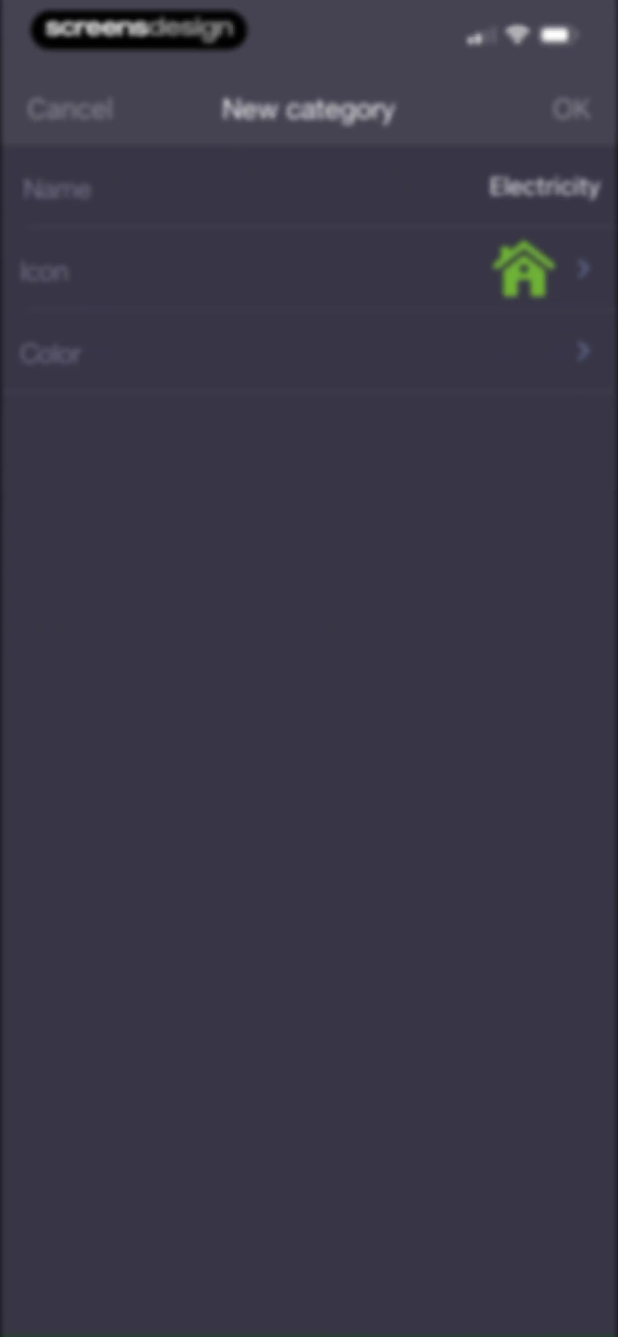Expenses OK - expenses tracker screen 8