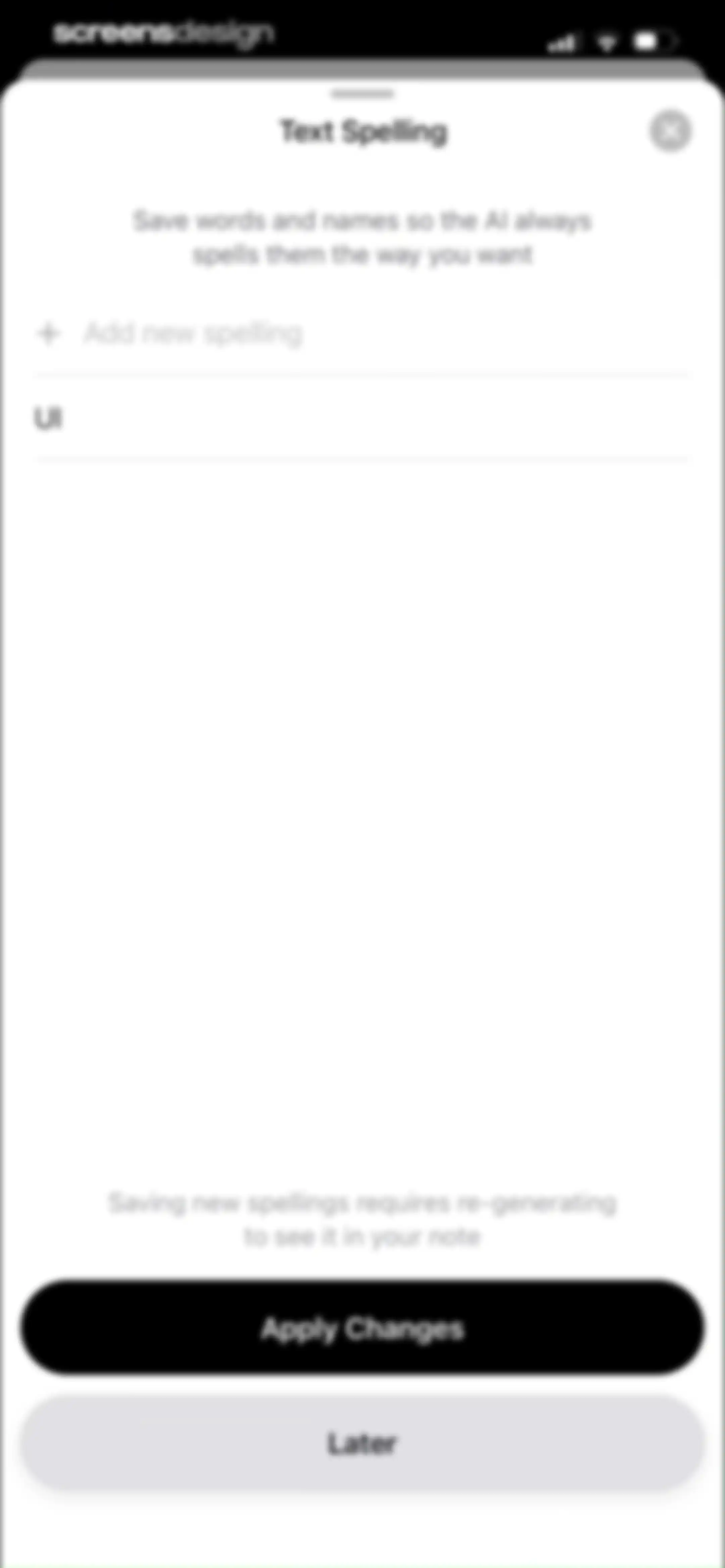 Cue: AI Note Taker & Recorder screen 56