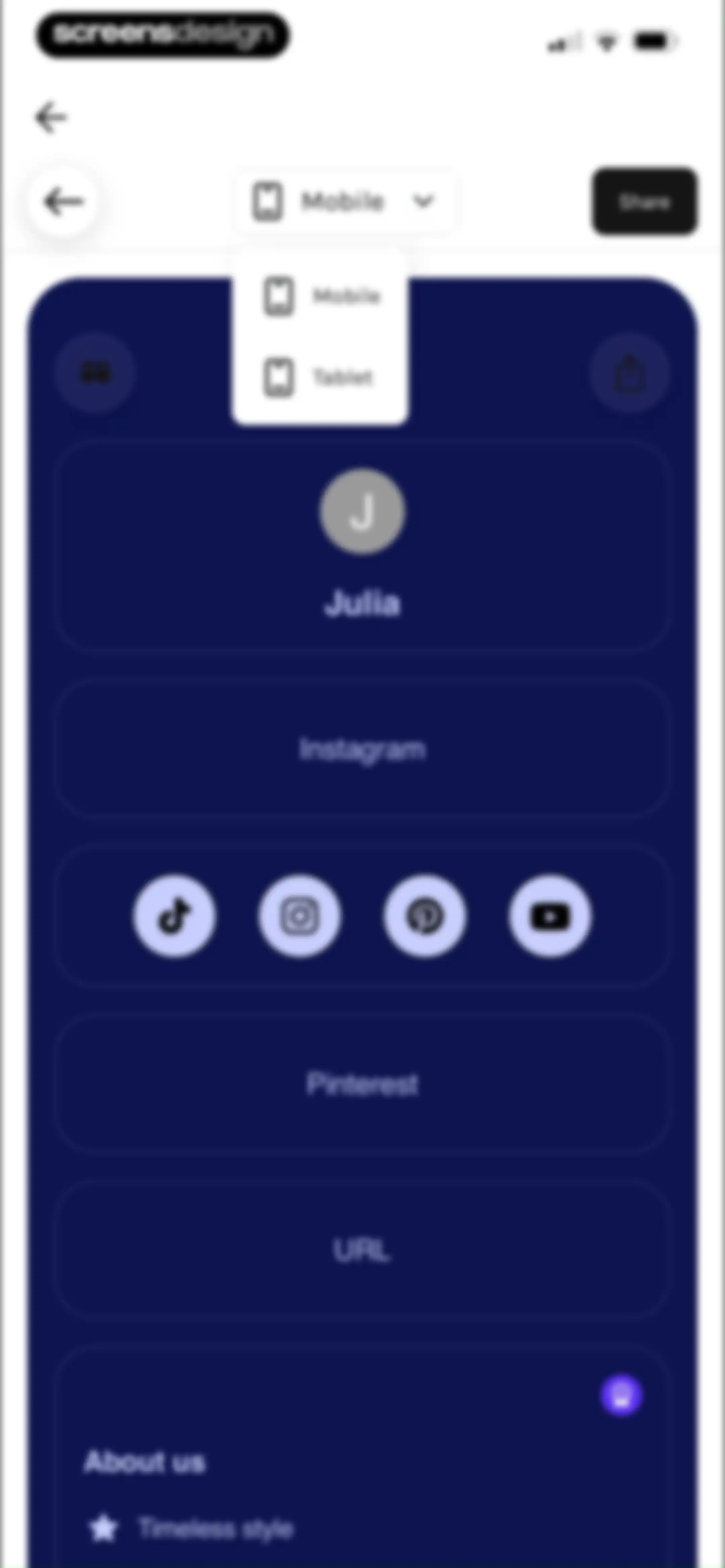UNUM — Layout & Feed Preview screen 118