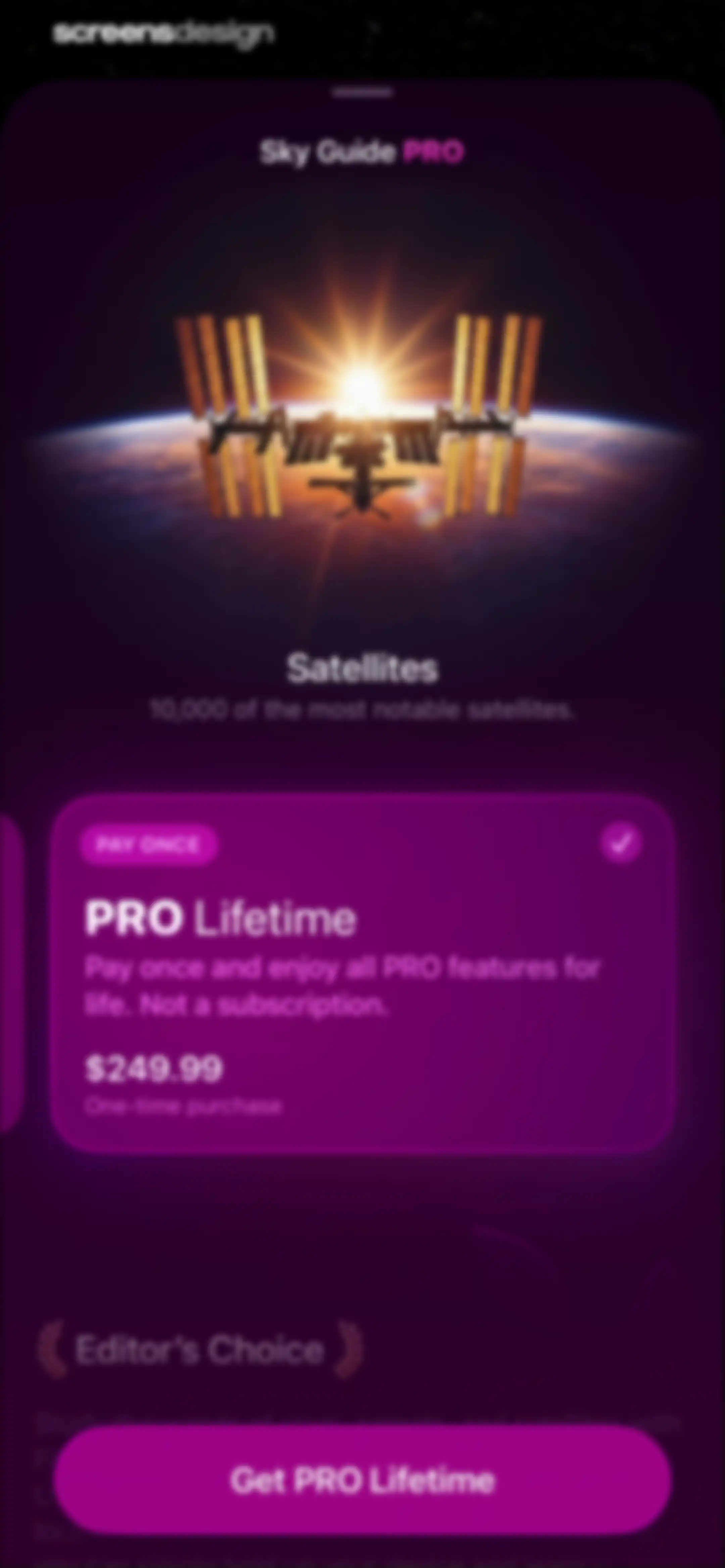 Sky Guide screen 16