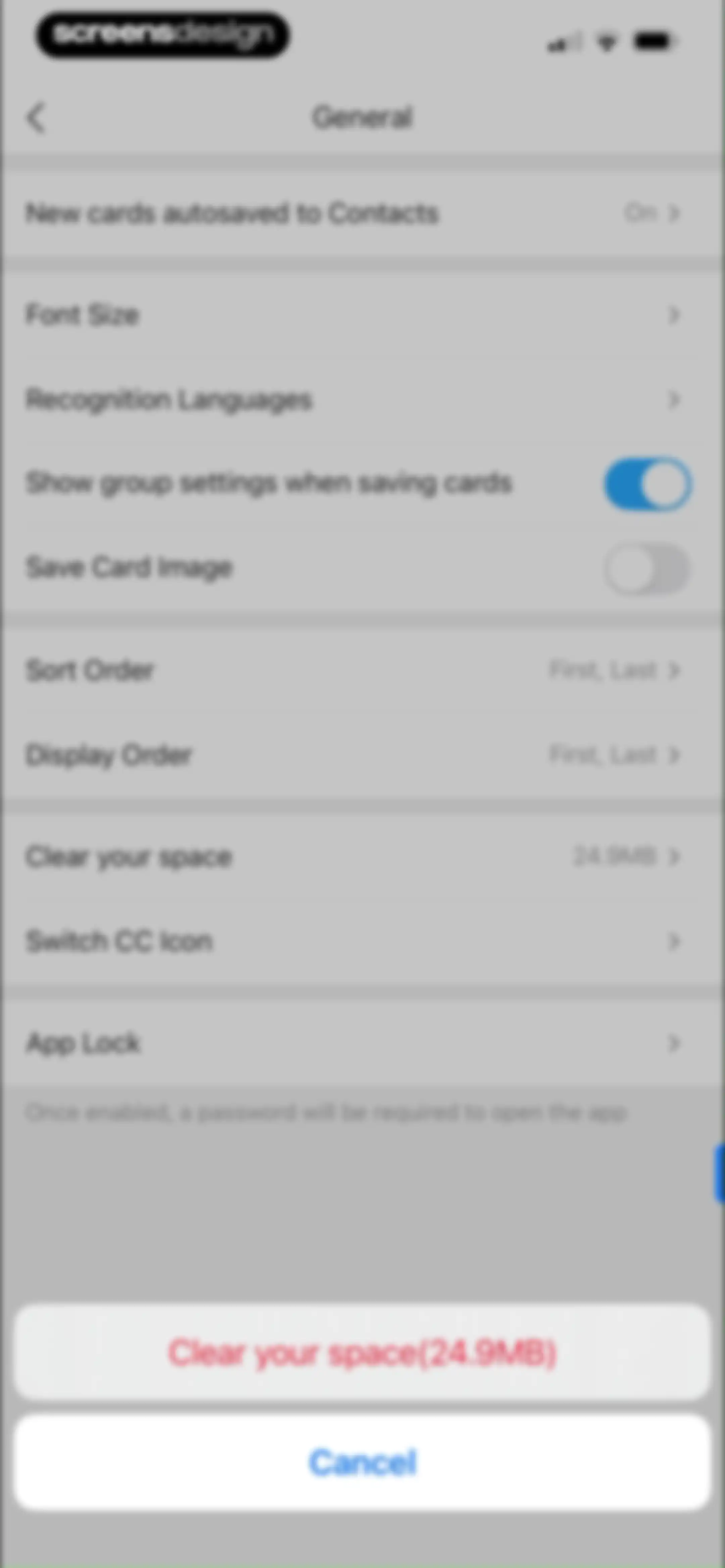 CamCard AI Business Assistant screen 155