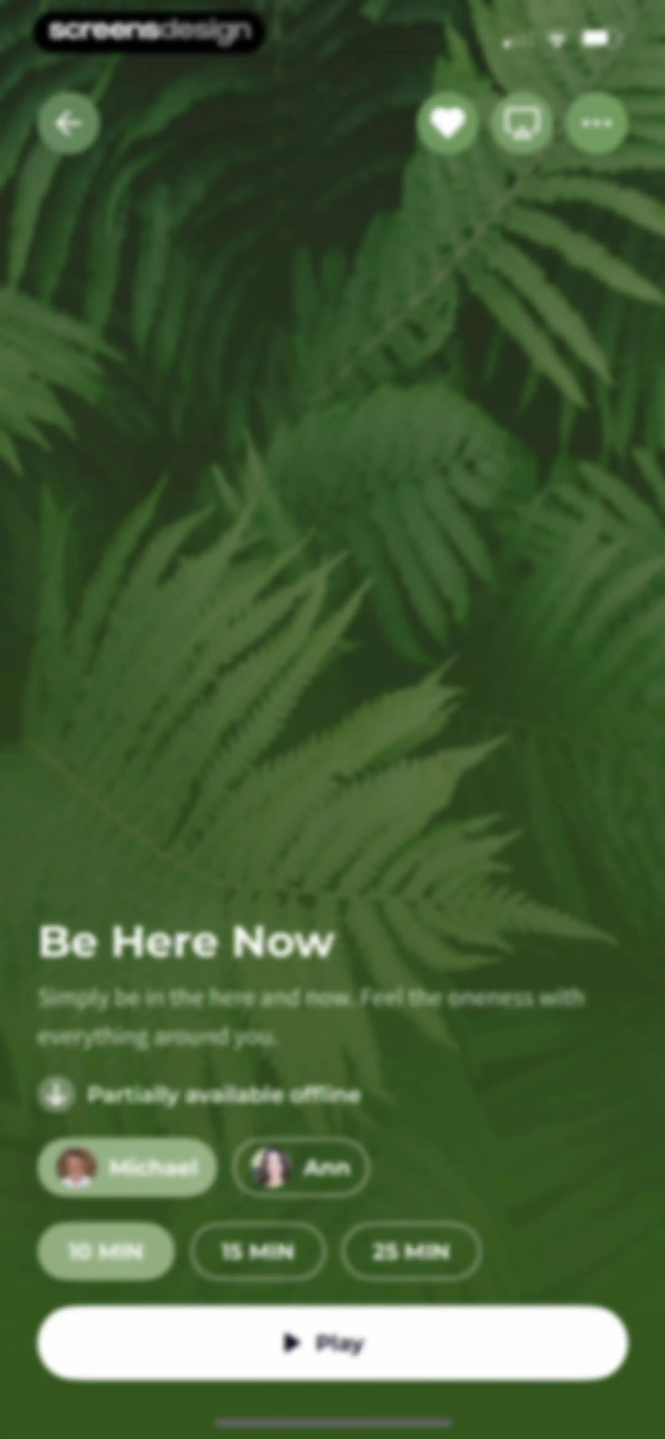 Meditation Moments - Guided screen 88