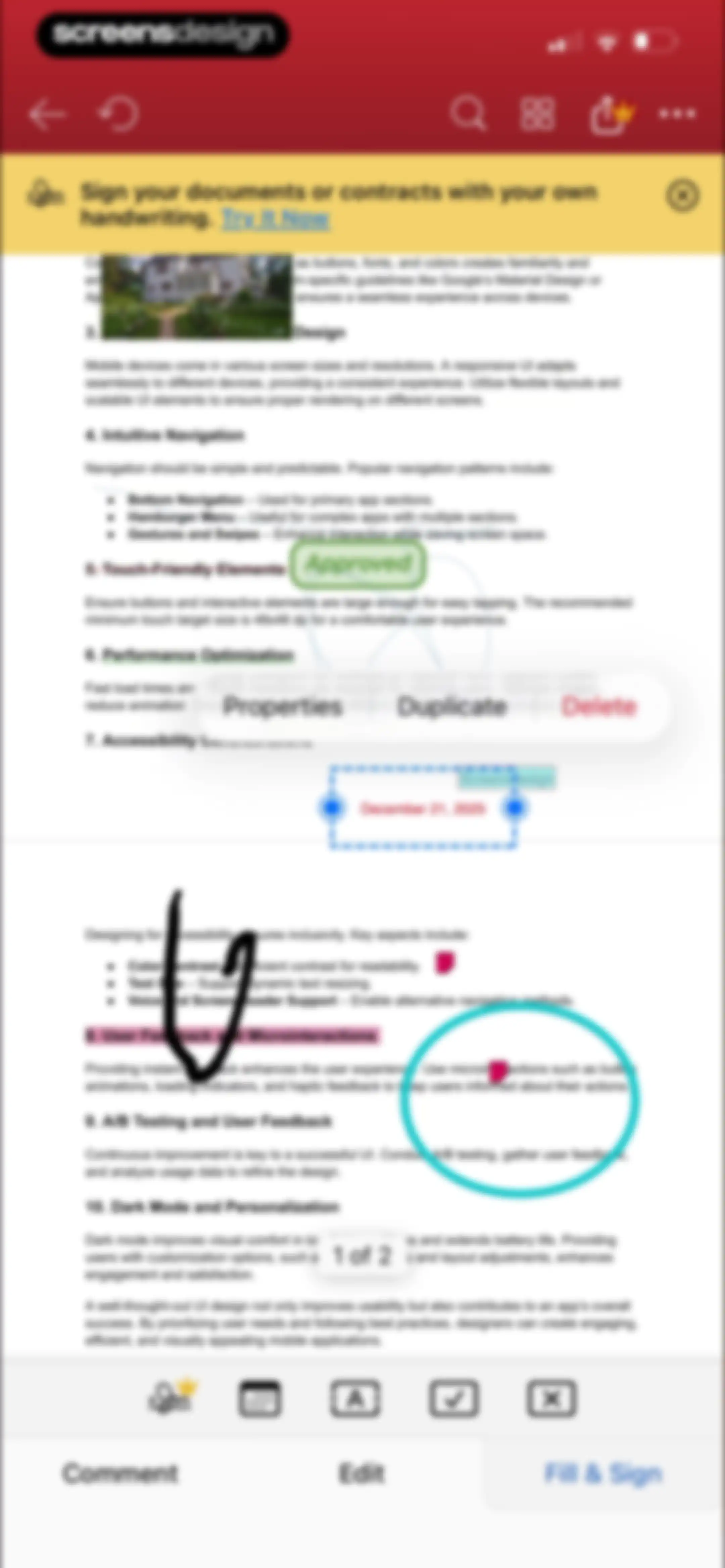 MobiPDF・PDF Text Editor・Reader screen 63
