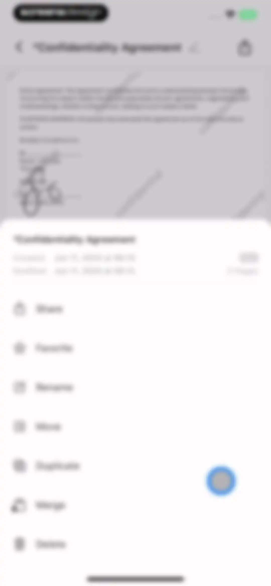 SCAN ACE · PDF Scanner App screen 25