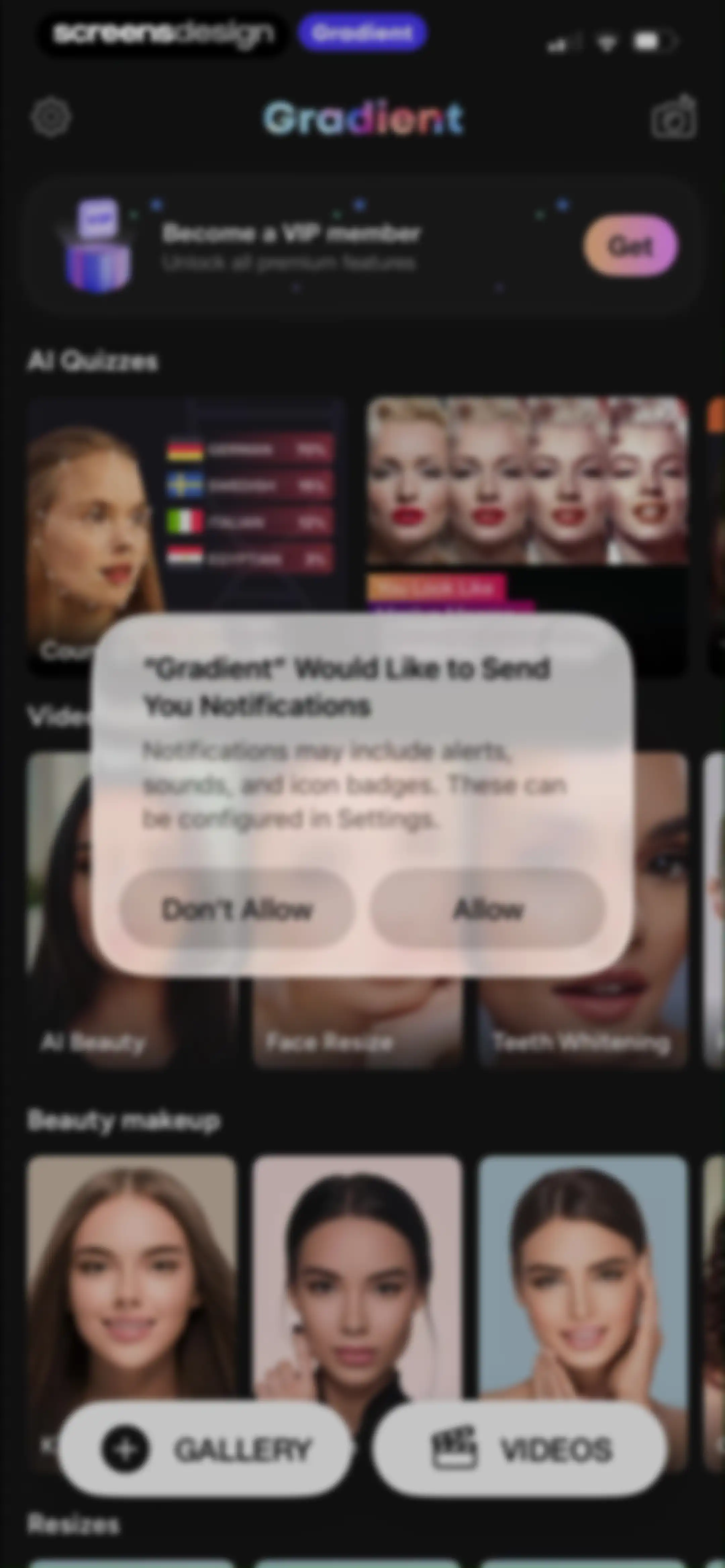 Gradient: You Look Like screen 17