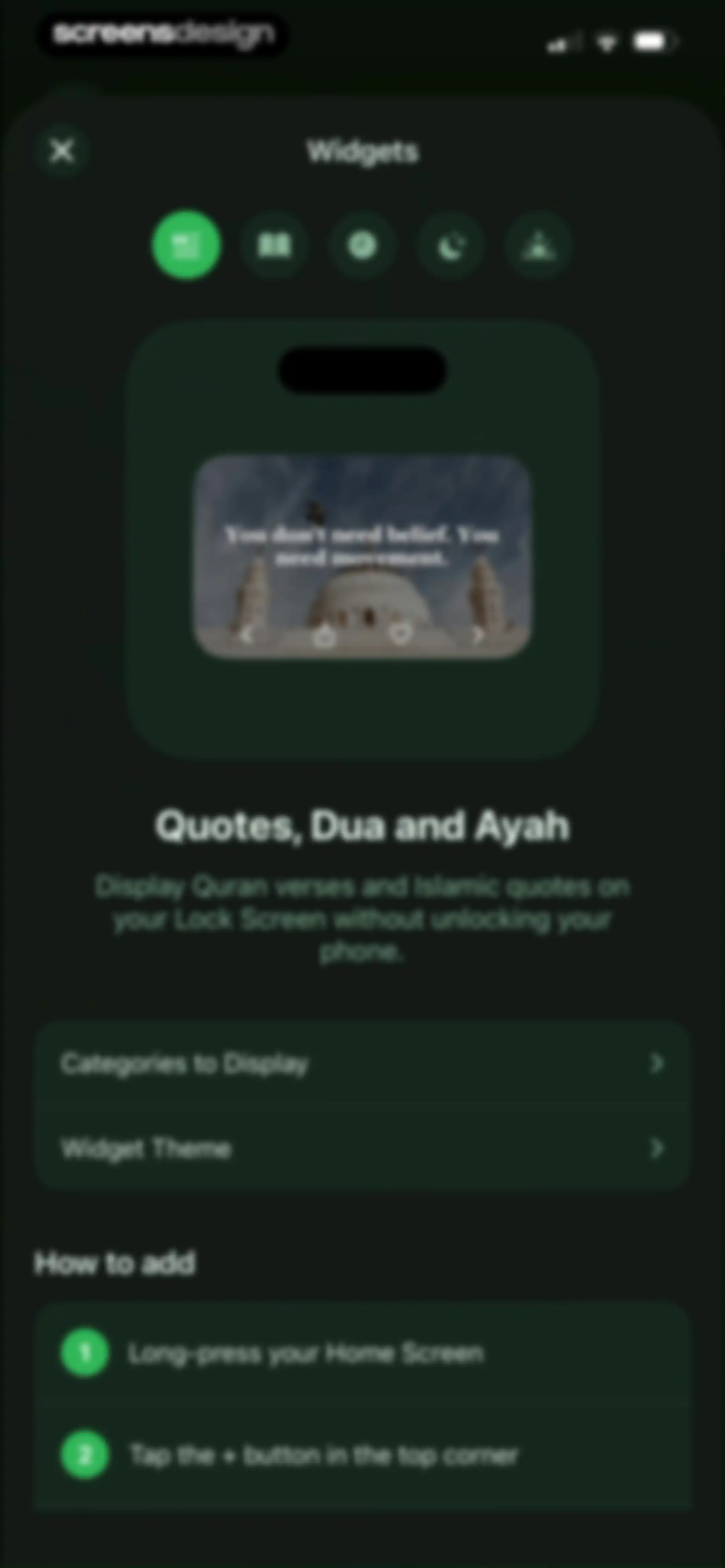 Quran Widgets: Verses & Duas screen 83