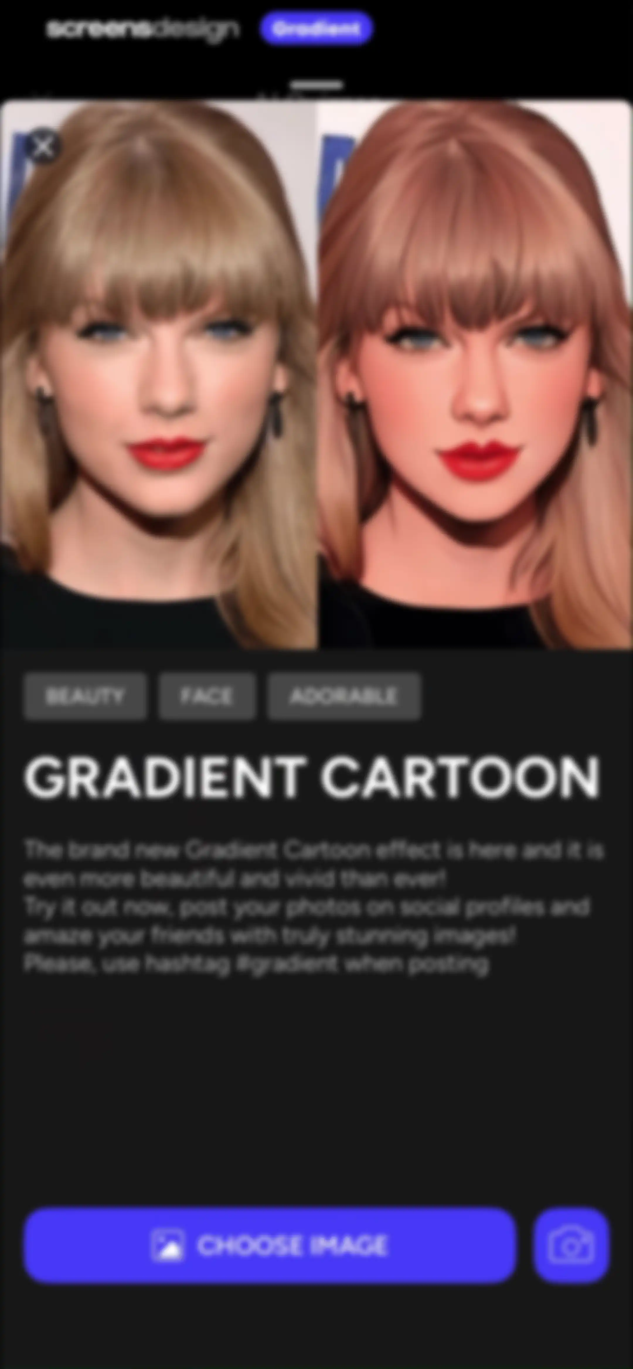 Gradient: You Look Like screen 28