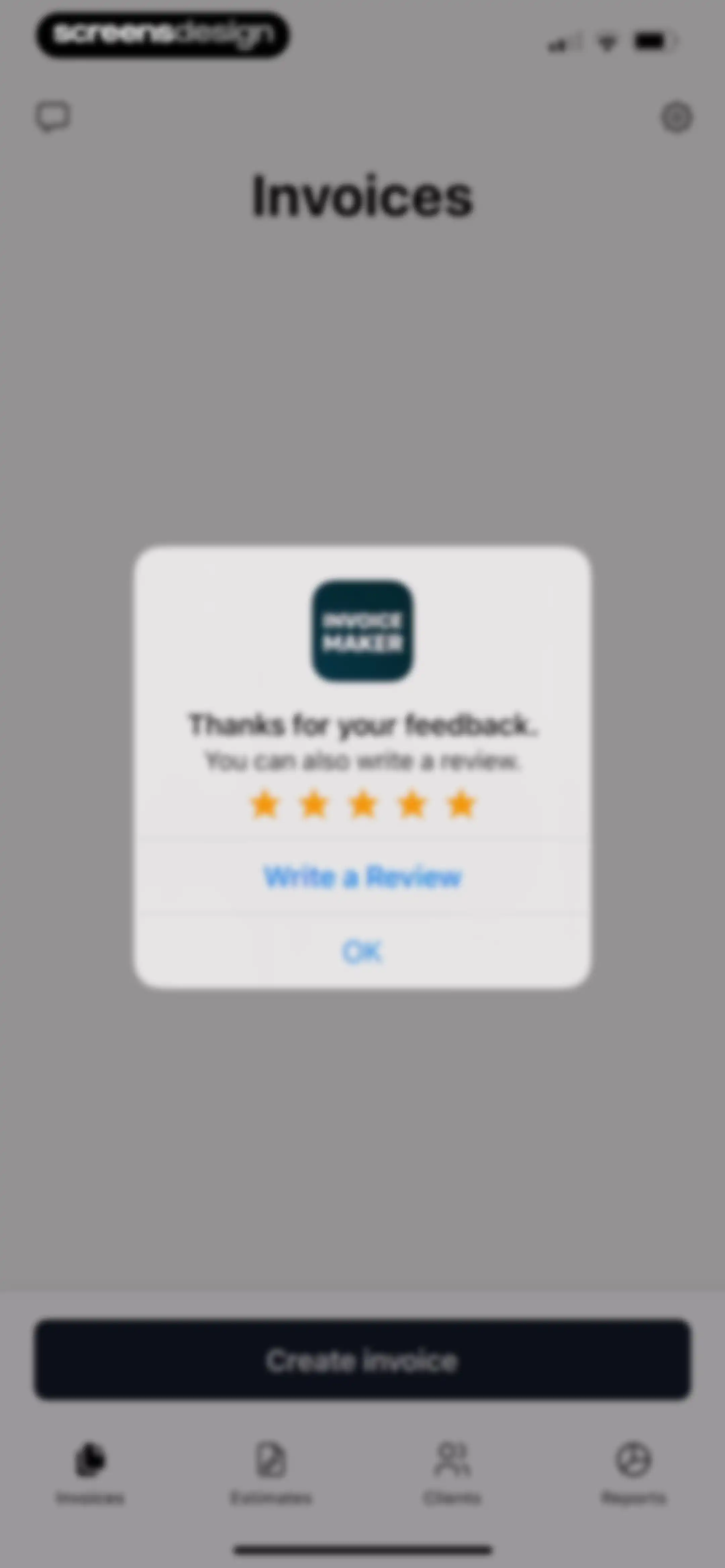 Invoice Maker ▸ Estimate App screen 14