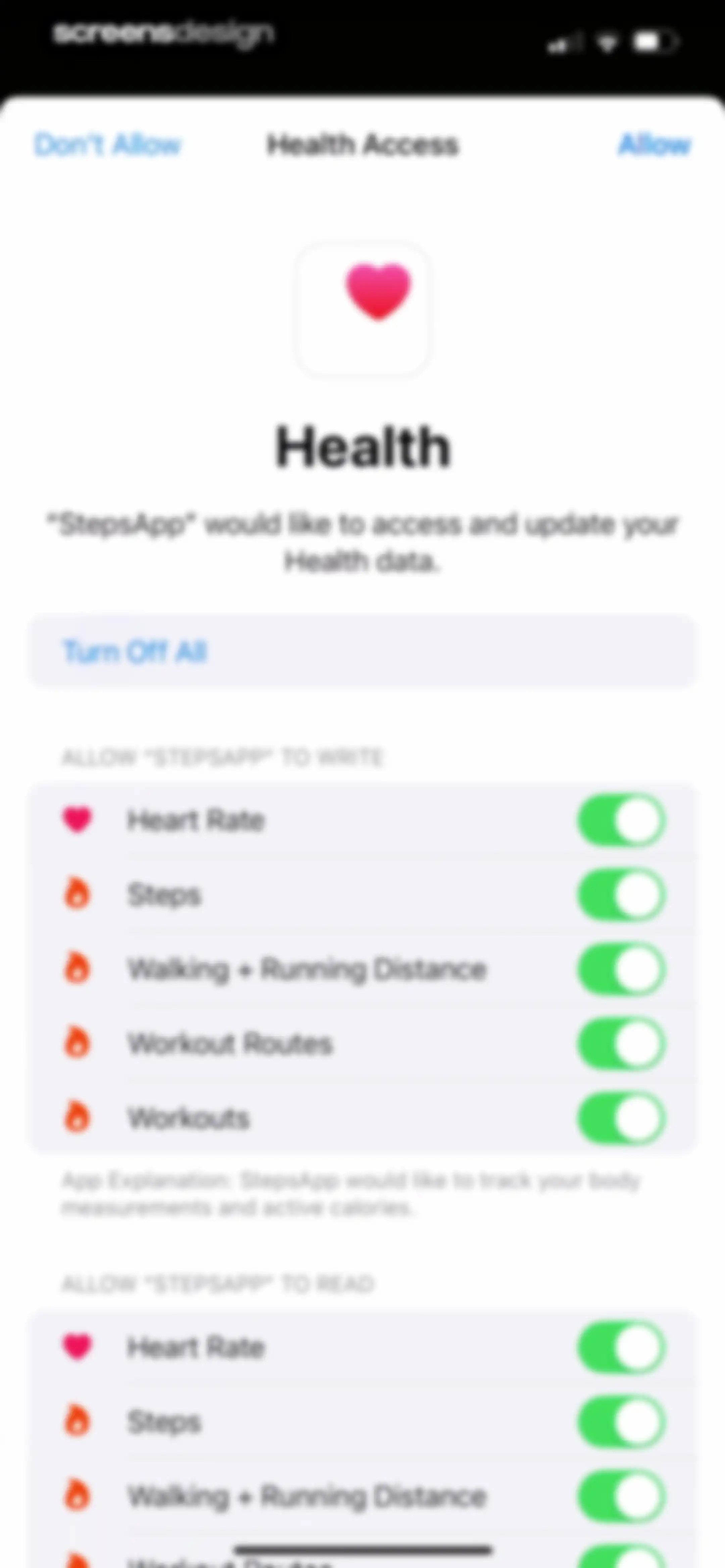 StepsApp Pedometer screen 114