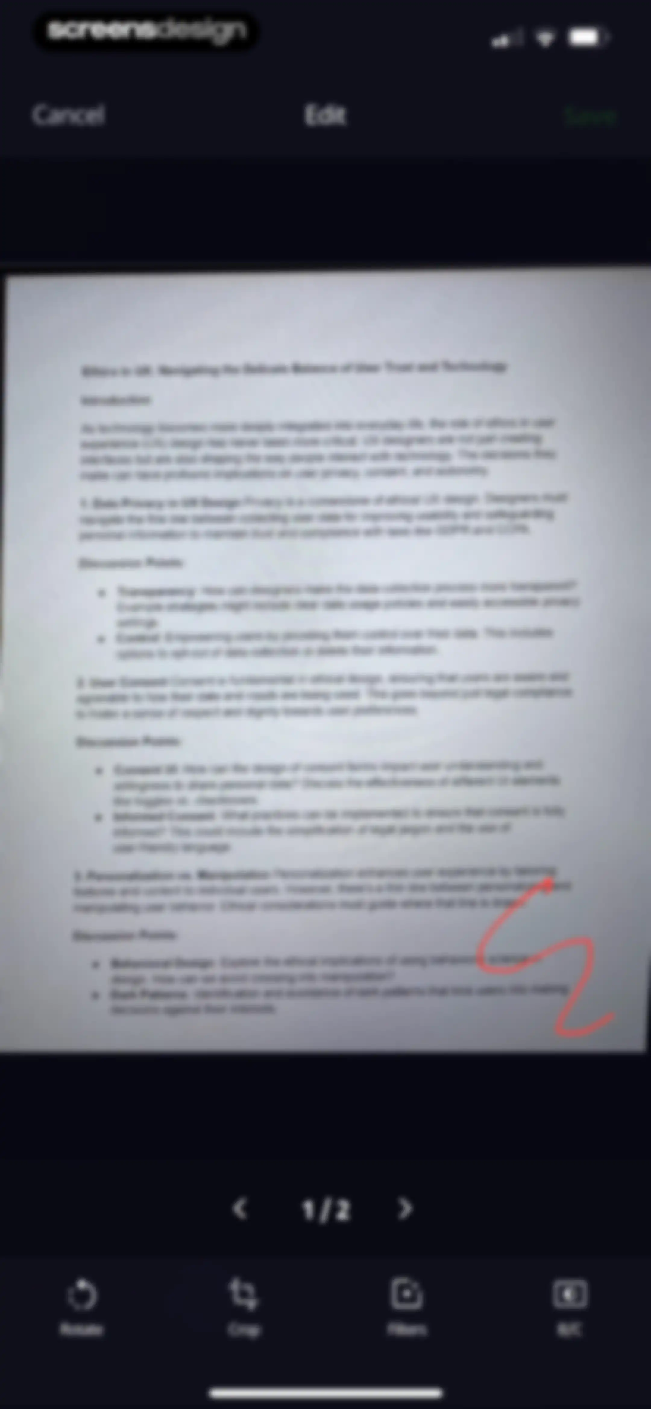 Scan to PDF－Document Scanner screen 37