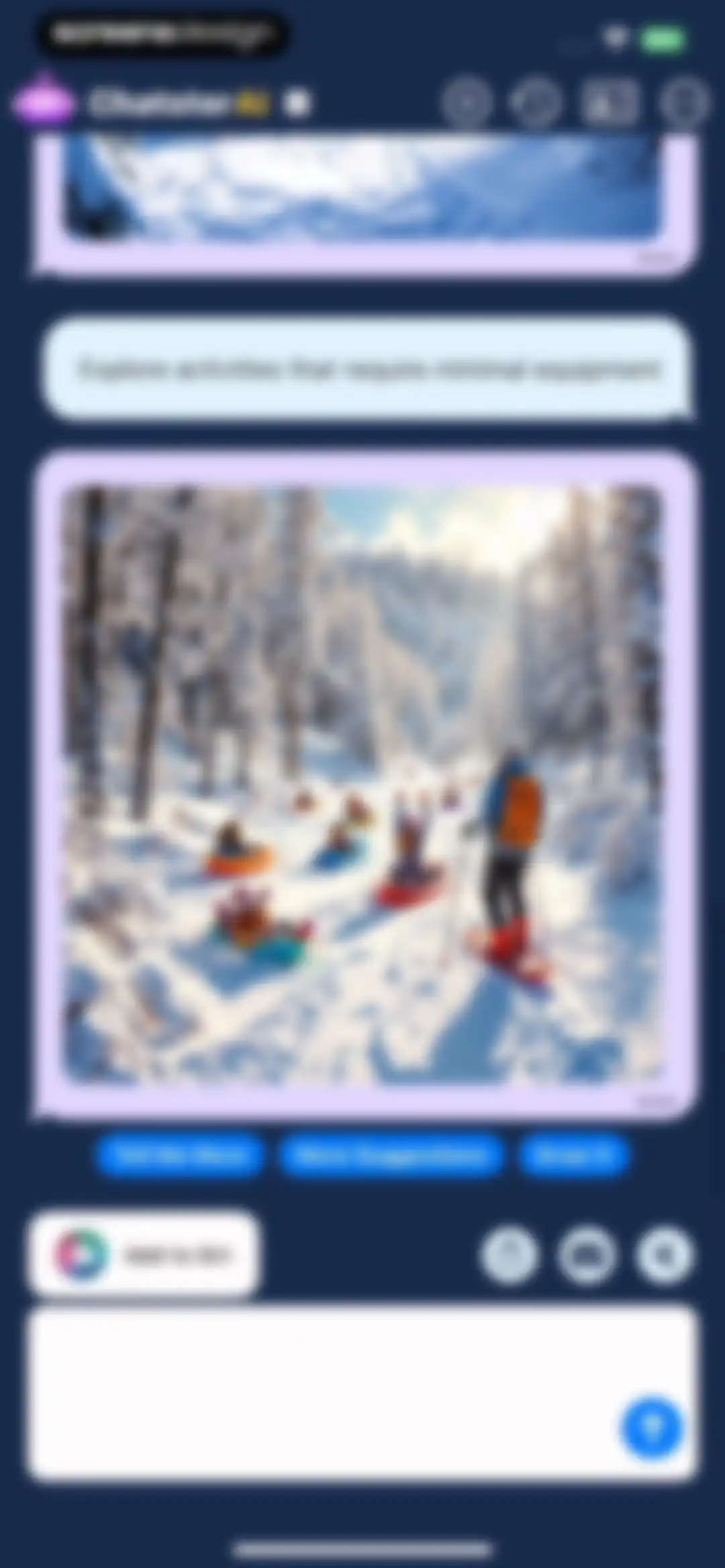 AI Assistant: Images & Writing screen 22