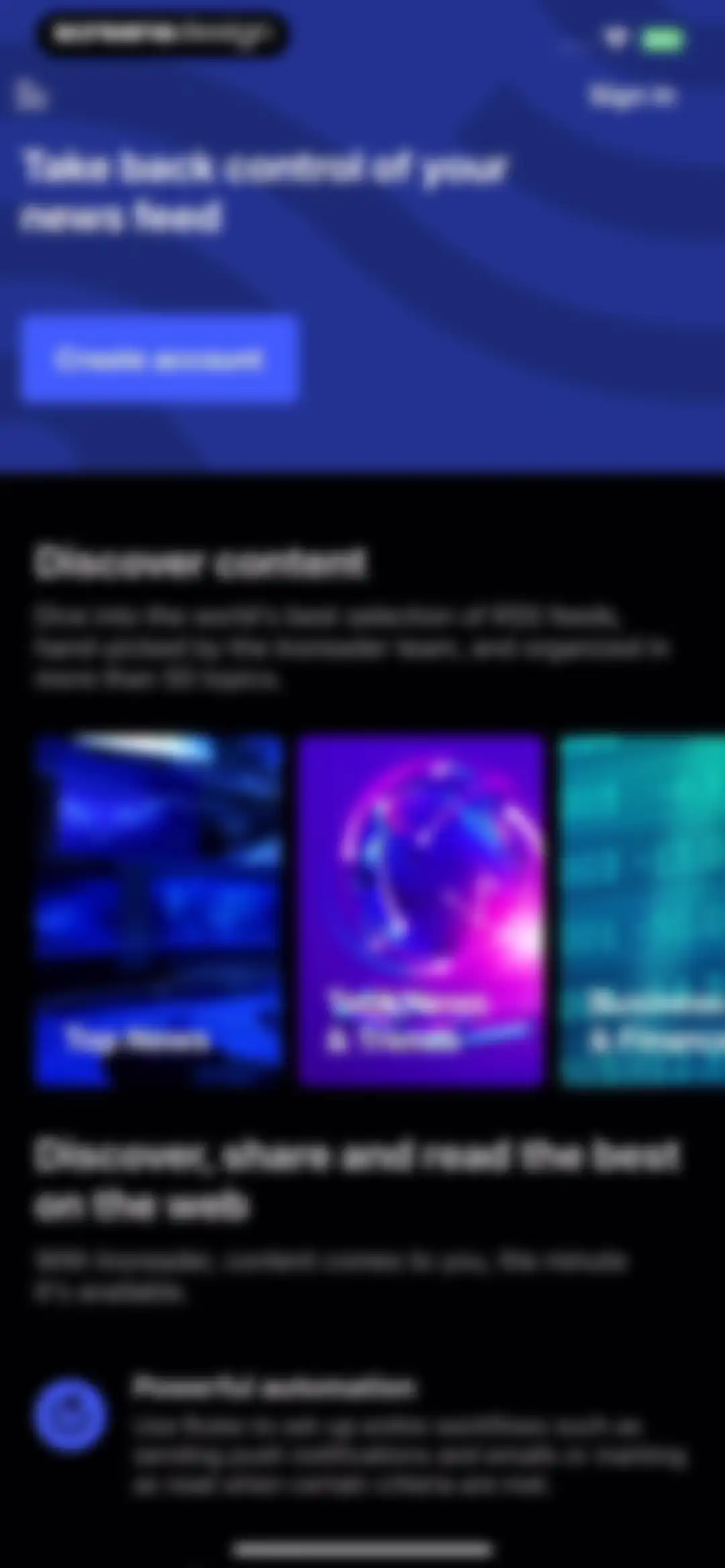 Inoreader: News & RSS reader screen 6