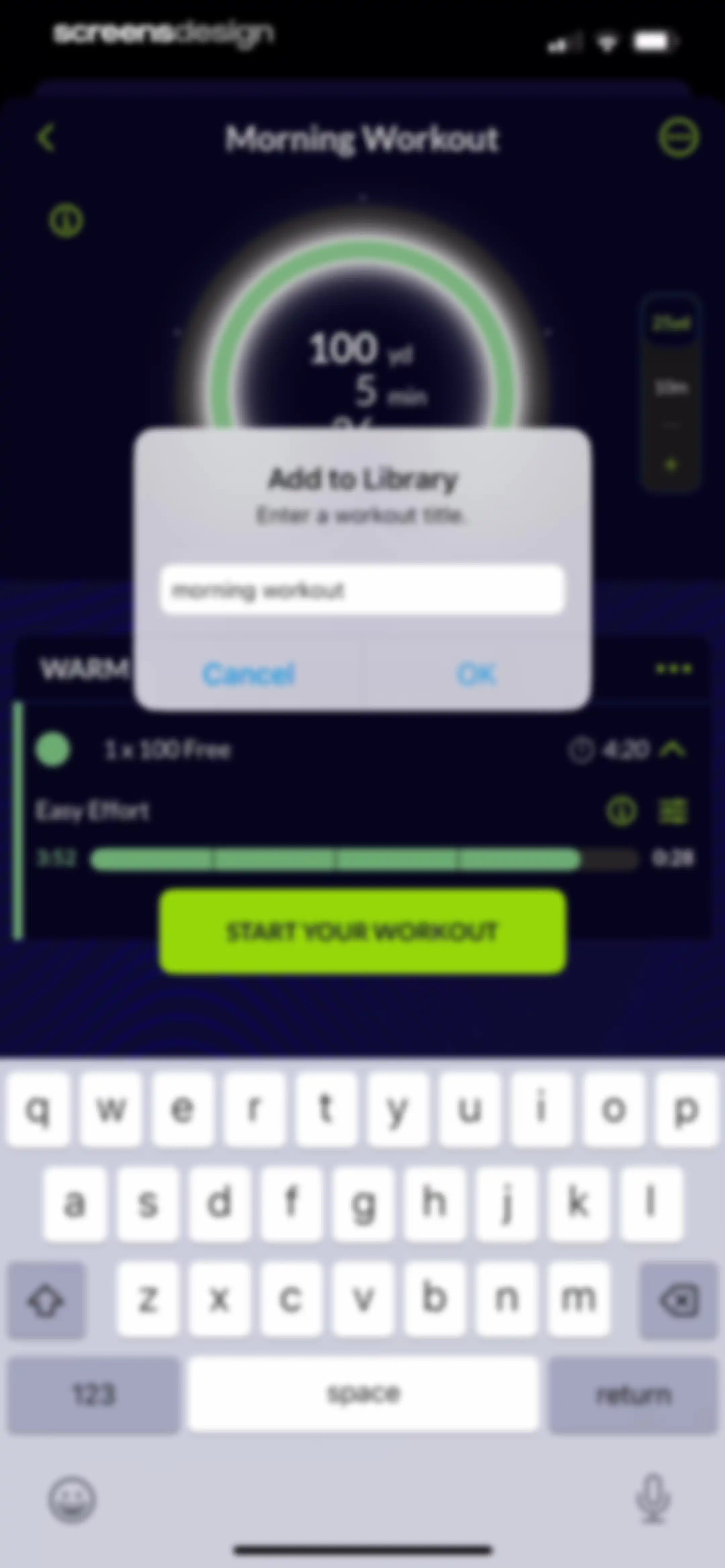 MySwimPro: #1 Swim Workout App screen 132
