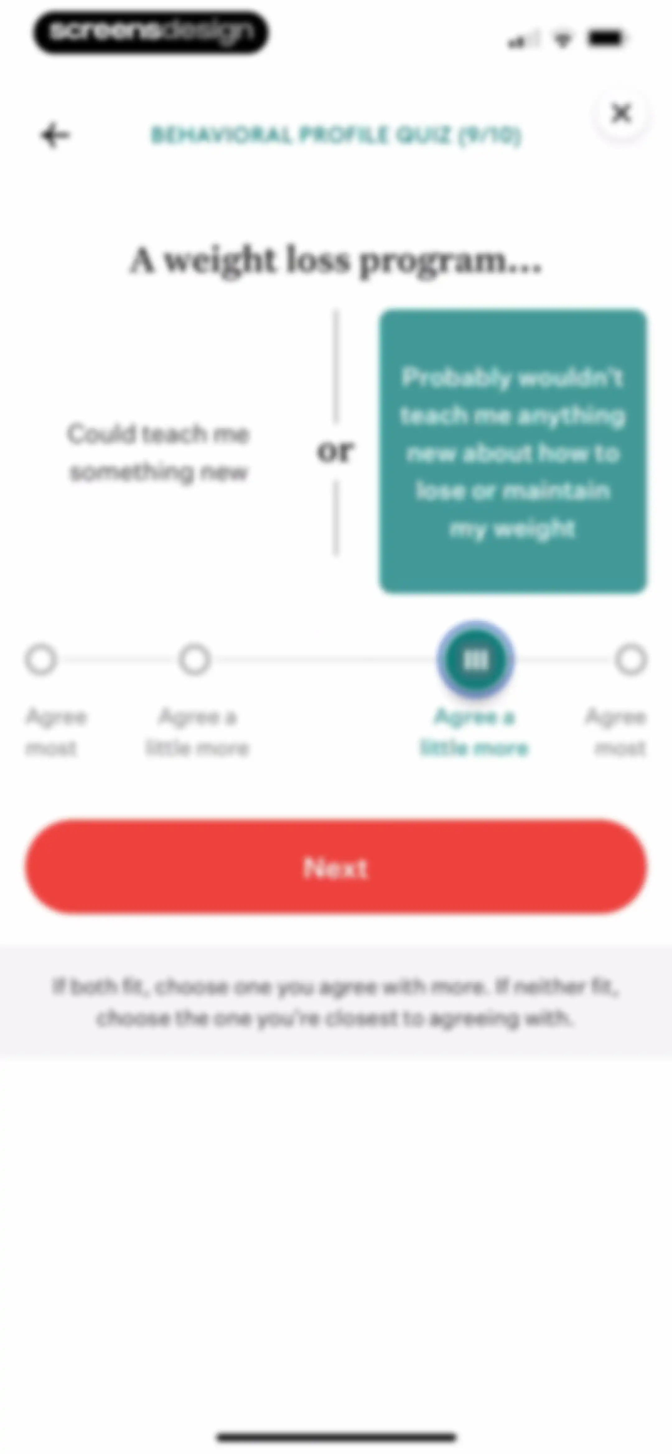 Noom Weight Loss, Food Tracker screen 47