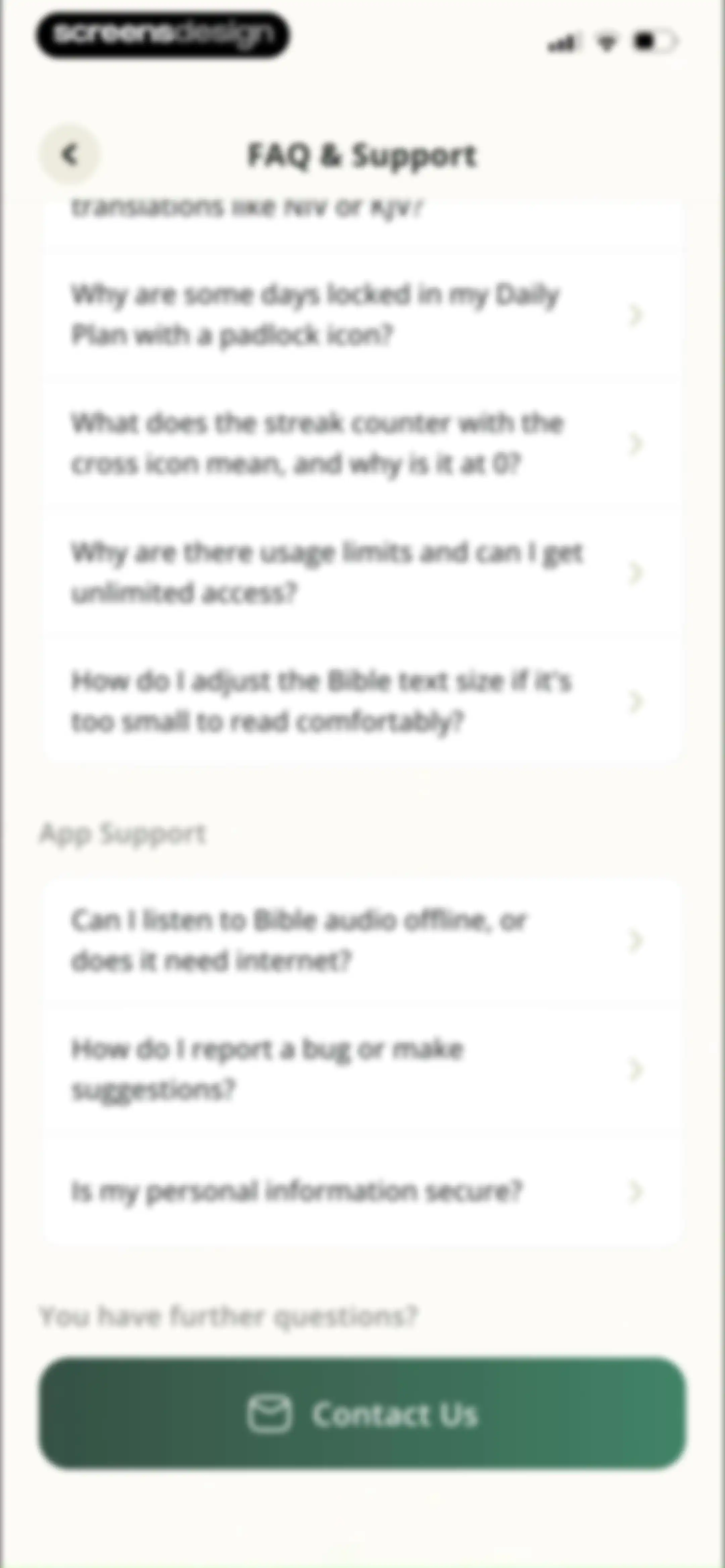 Bible Path: Prayers & Widgets screen 128