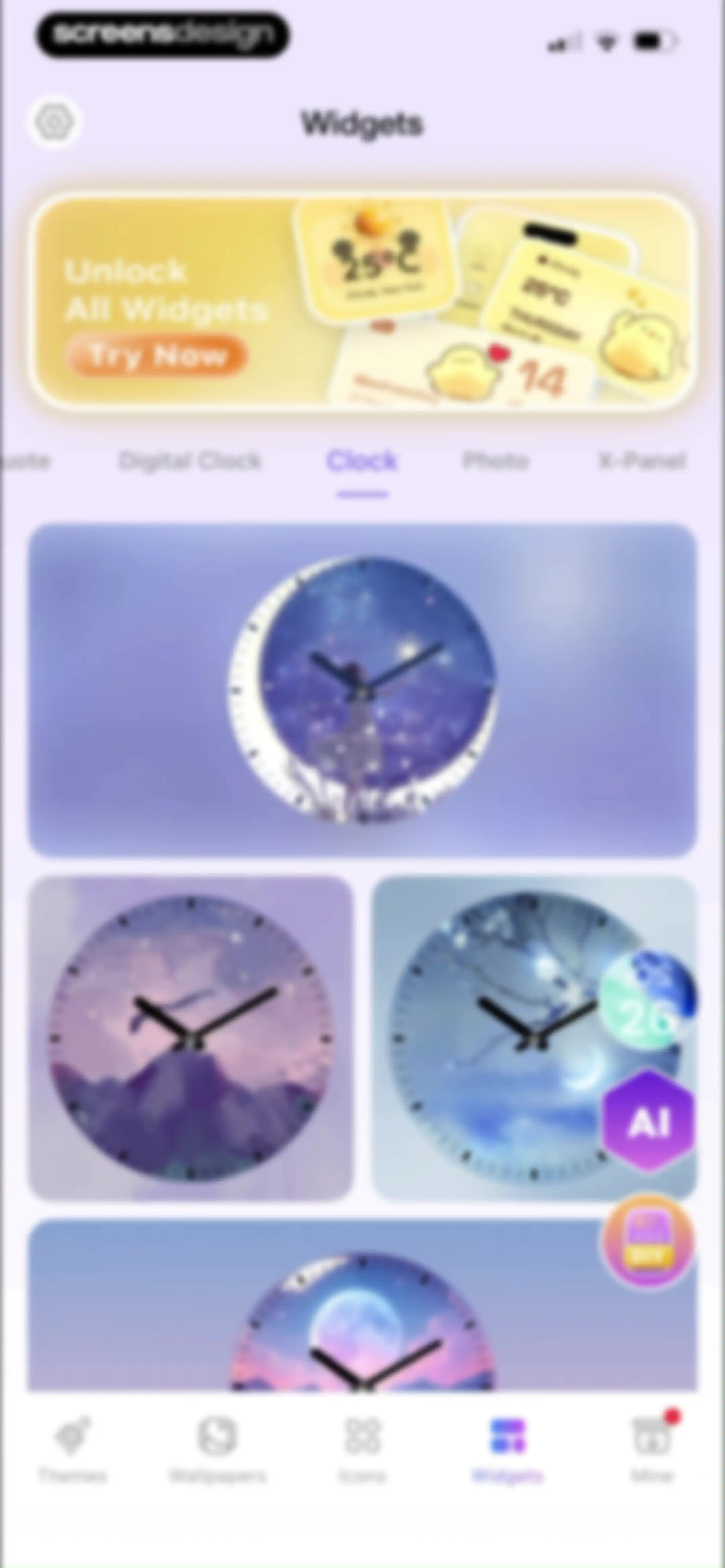 Themie: Wallpapers & Theme screen 91