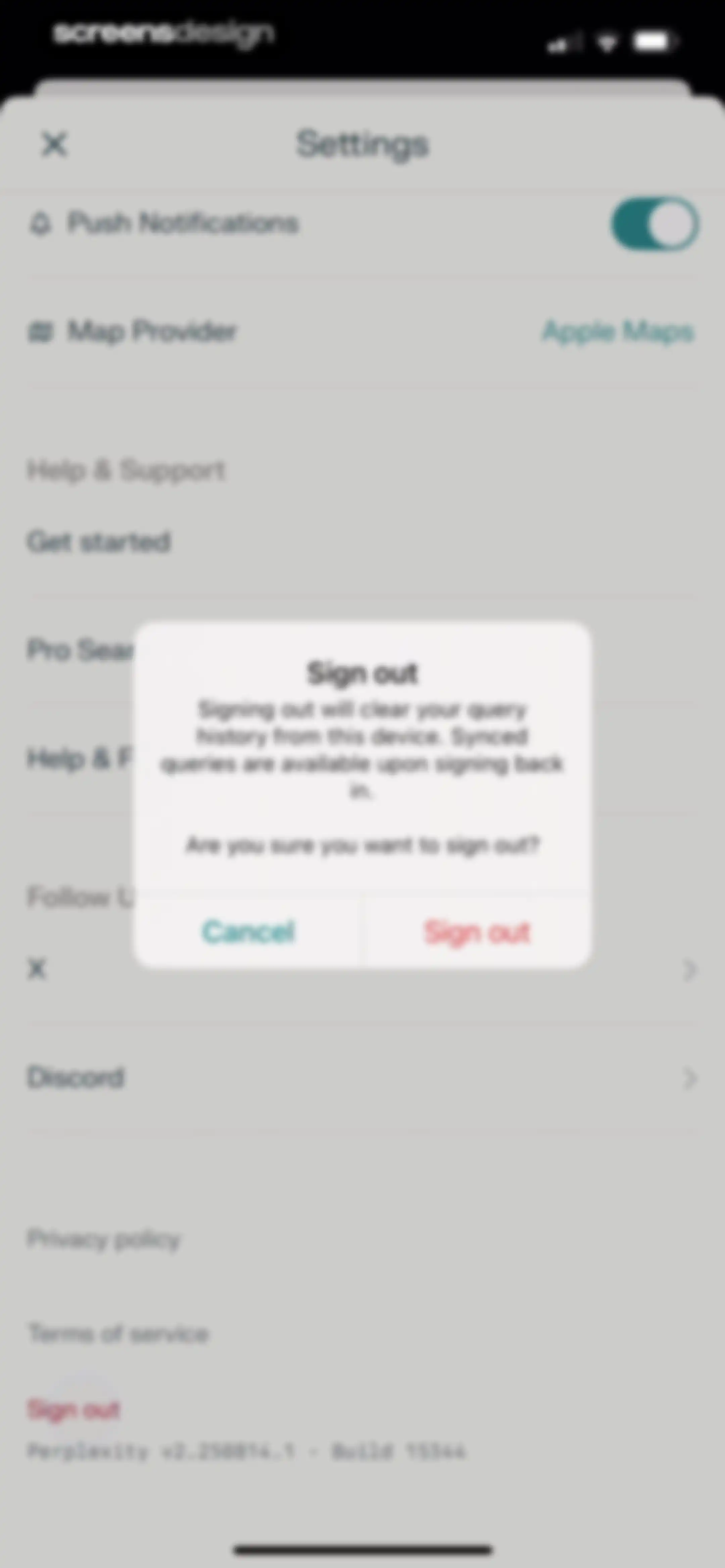 Perplexity - AI Search & Chat screen 121